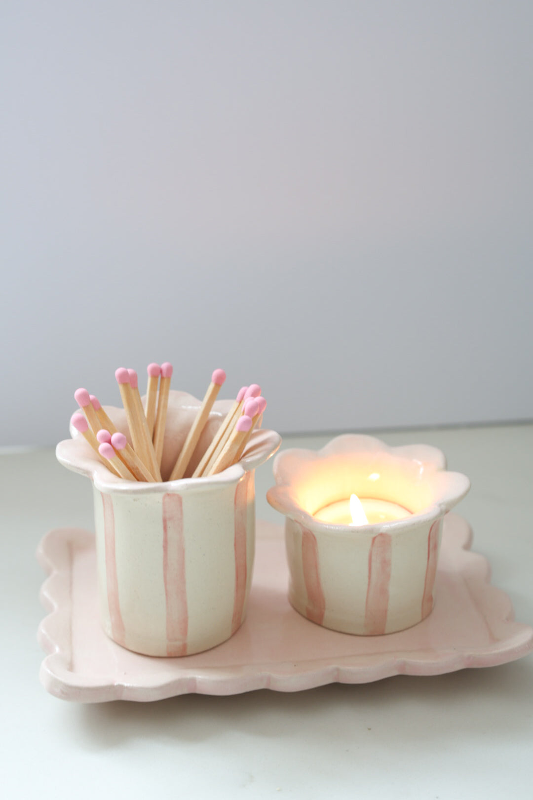 Daisy Match Striker Handmade Ceramic