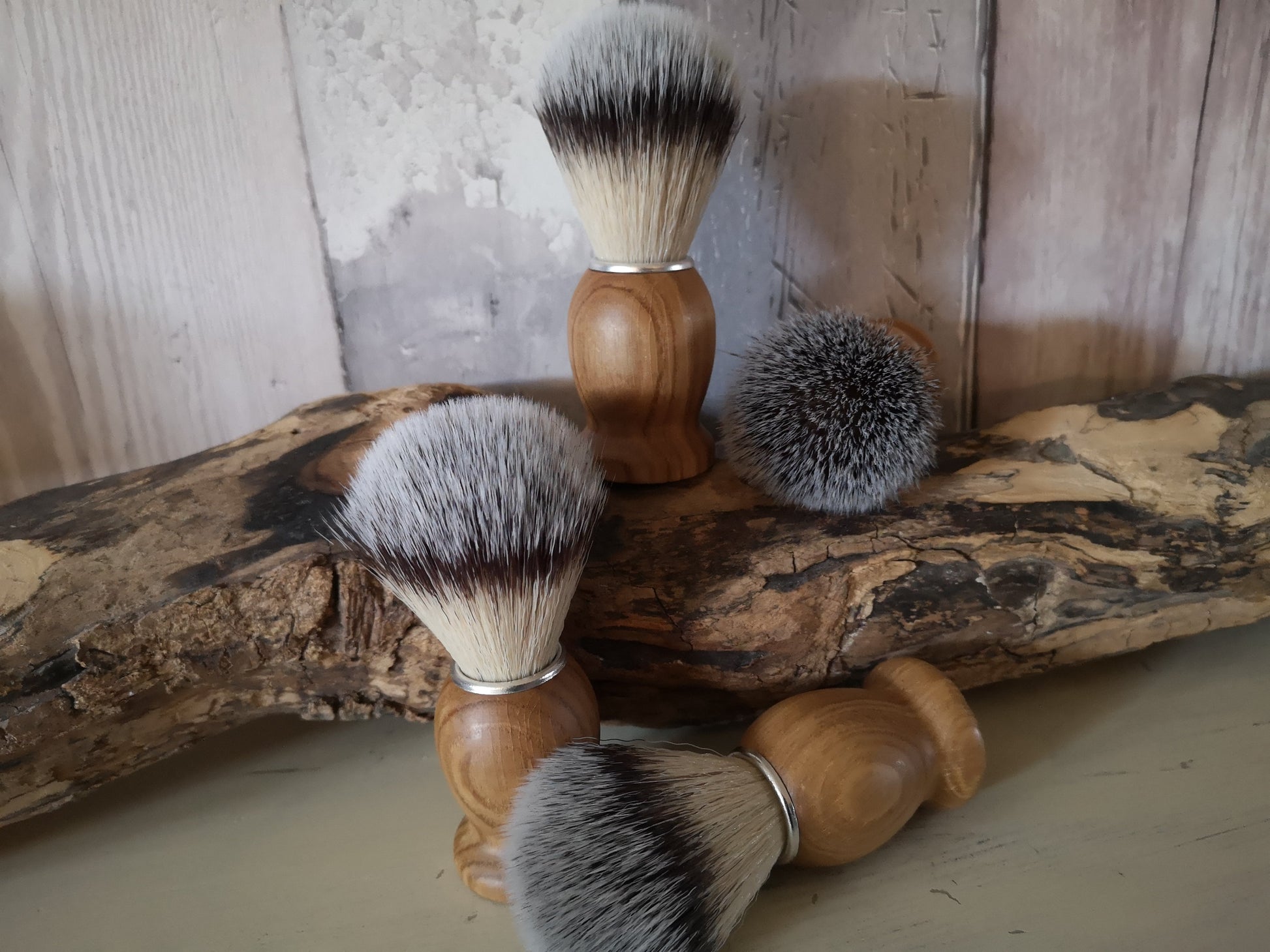 Vegan Shaving Brush with Beach Handle