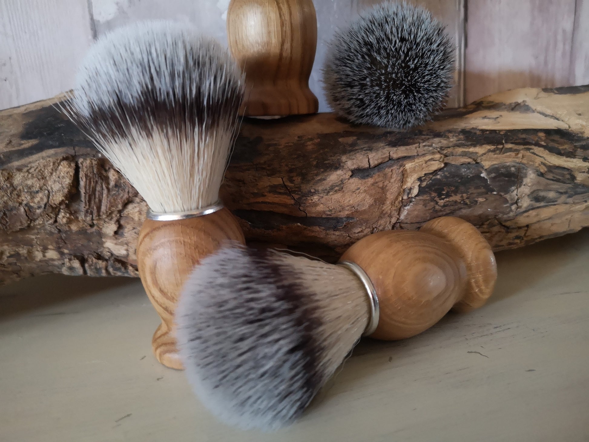 Vegan Shaving Brush with Beach Handle