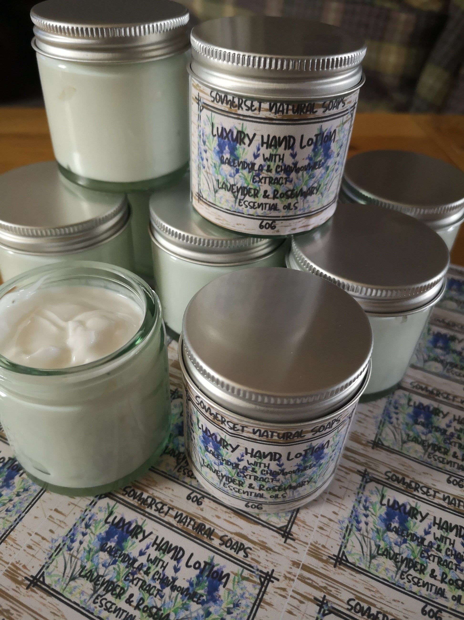 Luxury Hand Lotion with Lavender and Rosemary