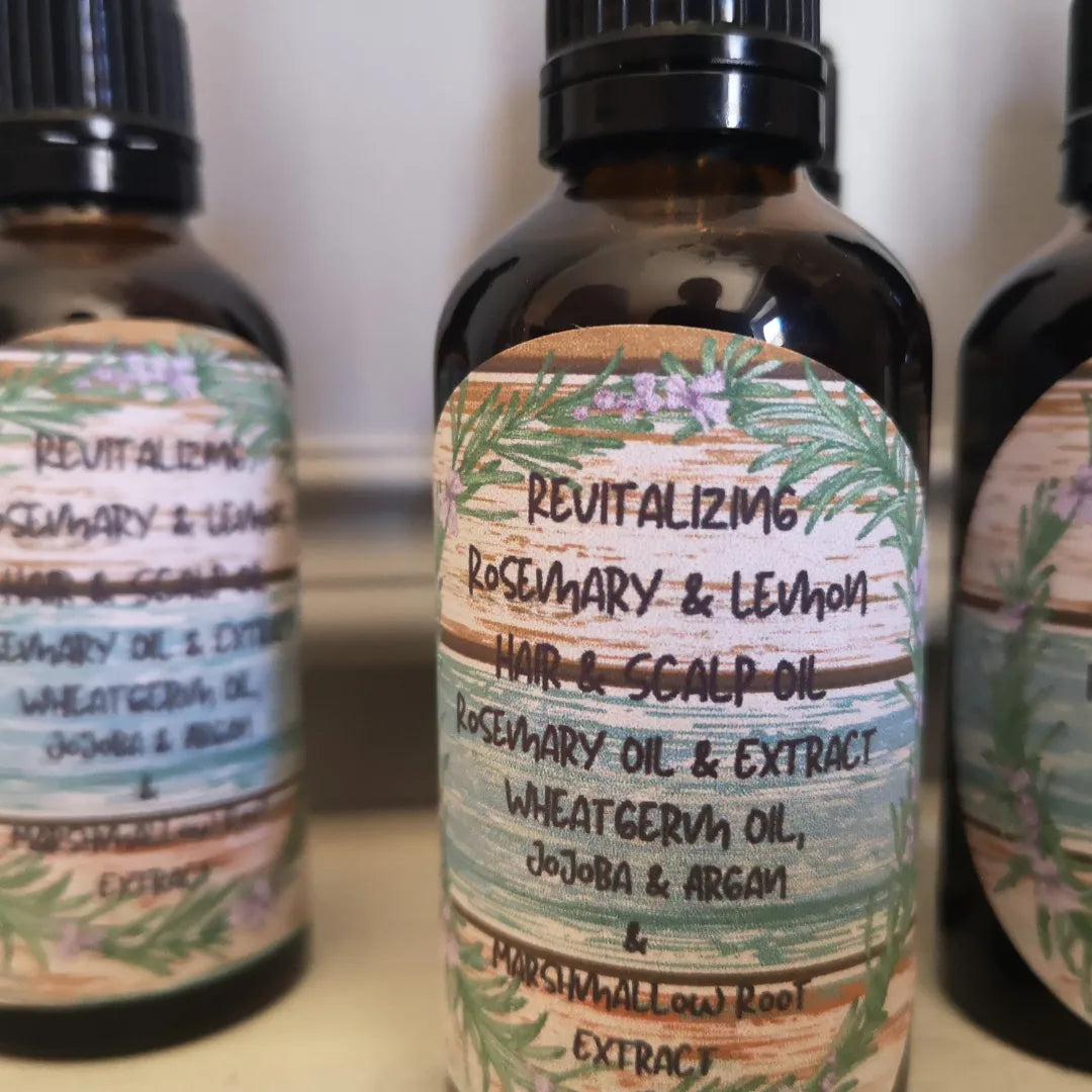 Revitalising Rosemary Lemon Hair and Scalp Oil