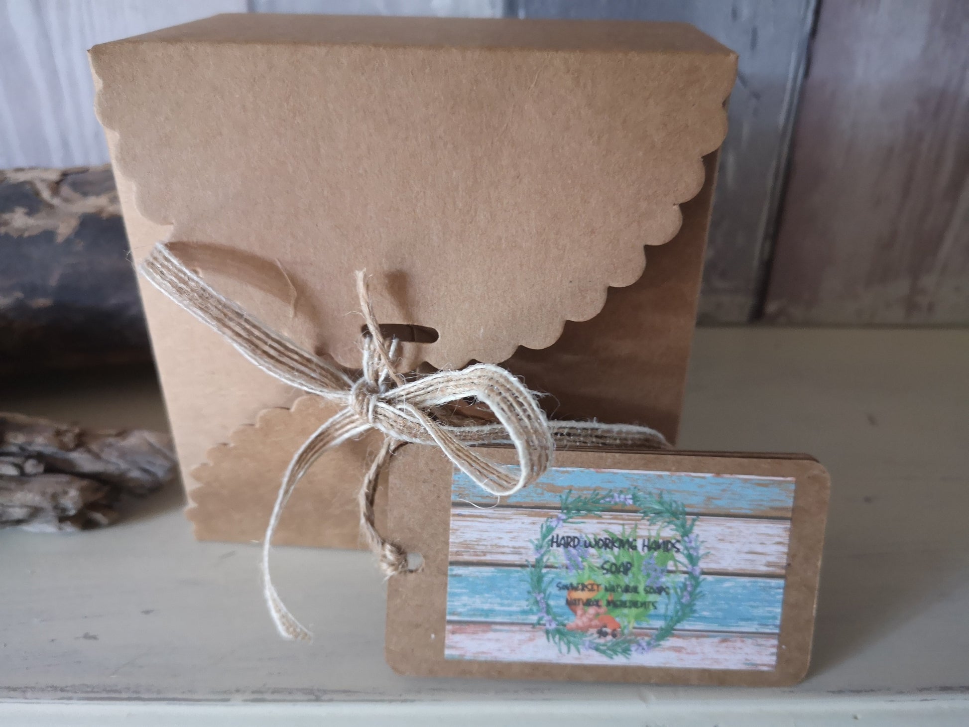 Gardeners Gift Set with Organic Soaps and Hand Lotion