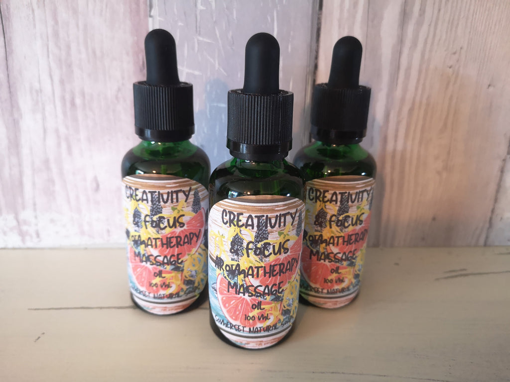 Creativity and Focus Aromatherapy Massage Oil