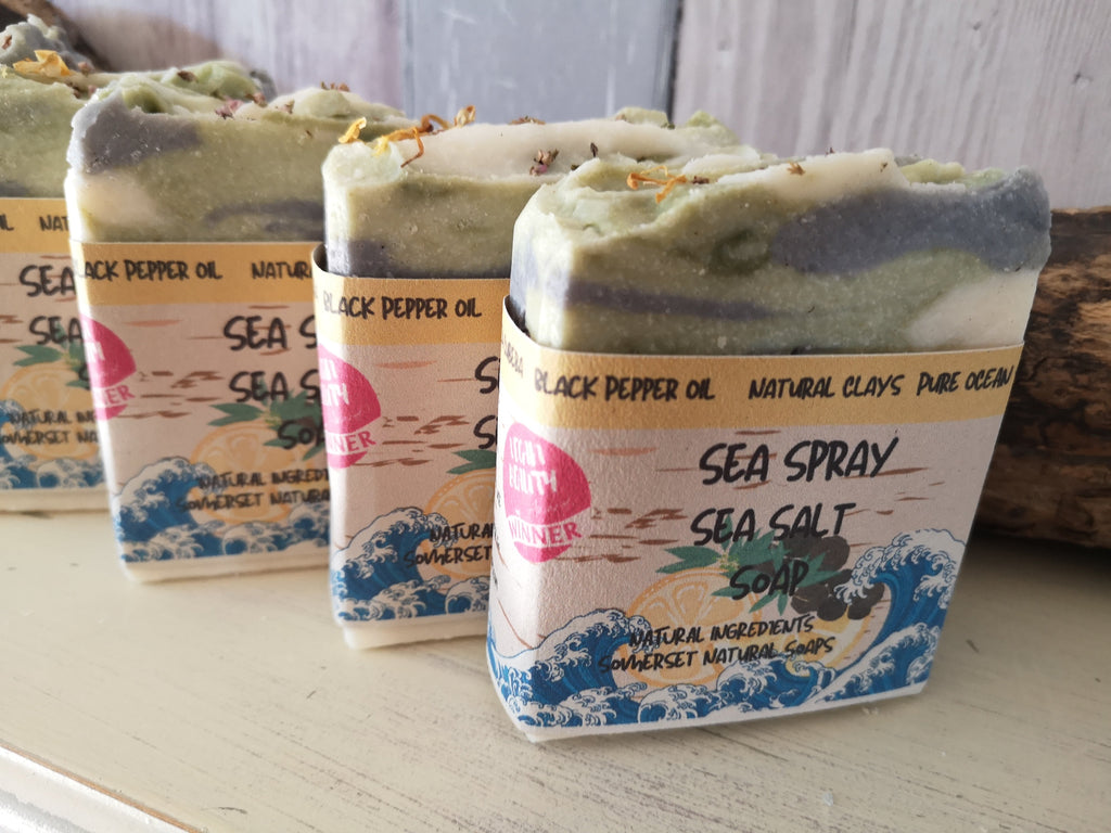 Sea Spray Sea Salt Soap with Lemon and Black Pepper