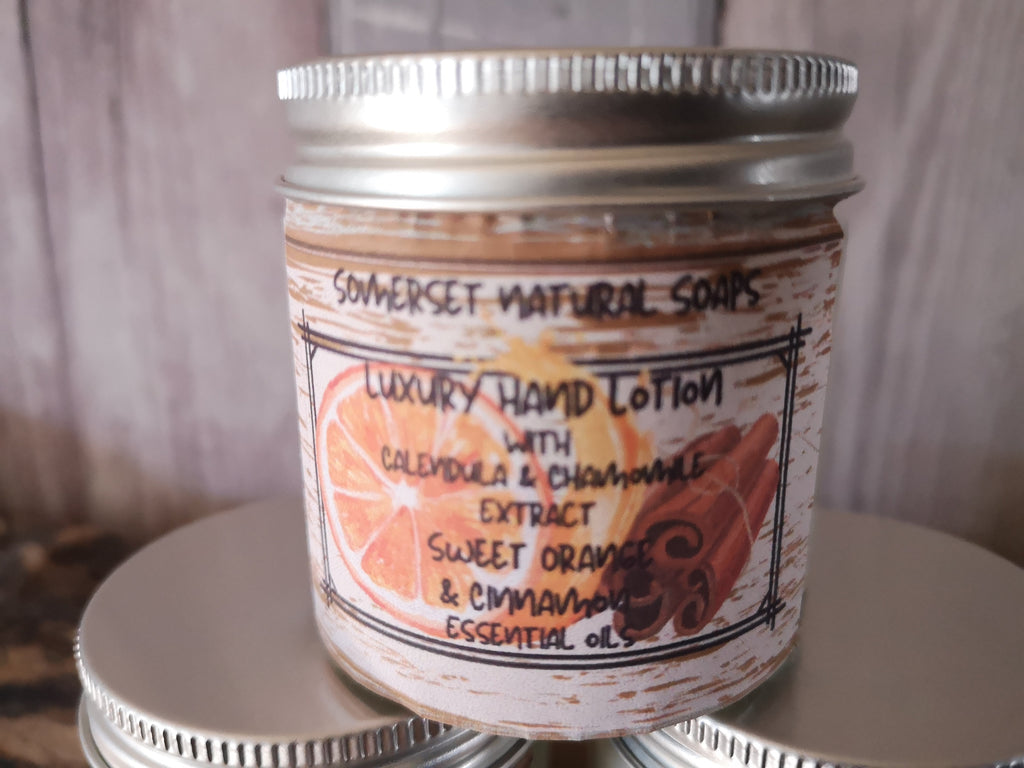 Sweet Orange and Cinnamon Luxury Hand Lotion