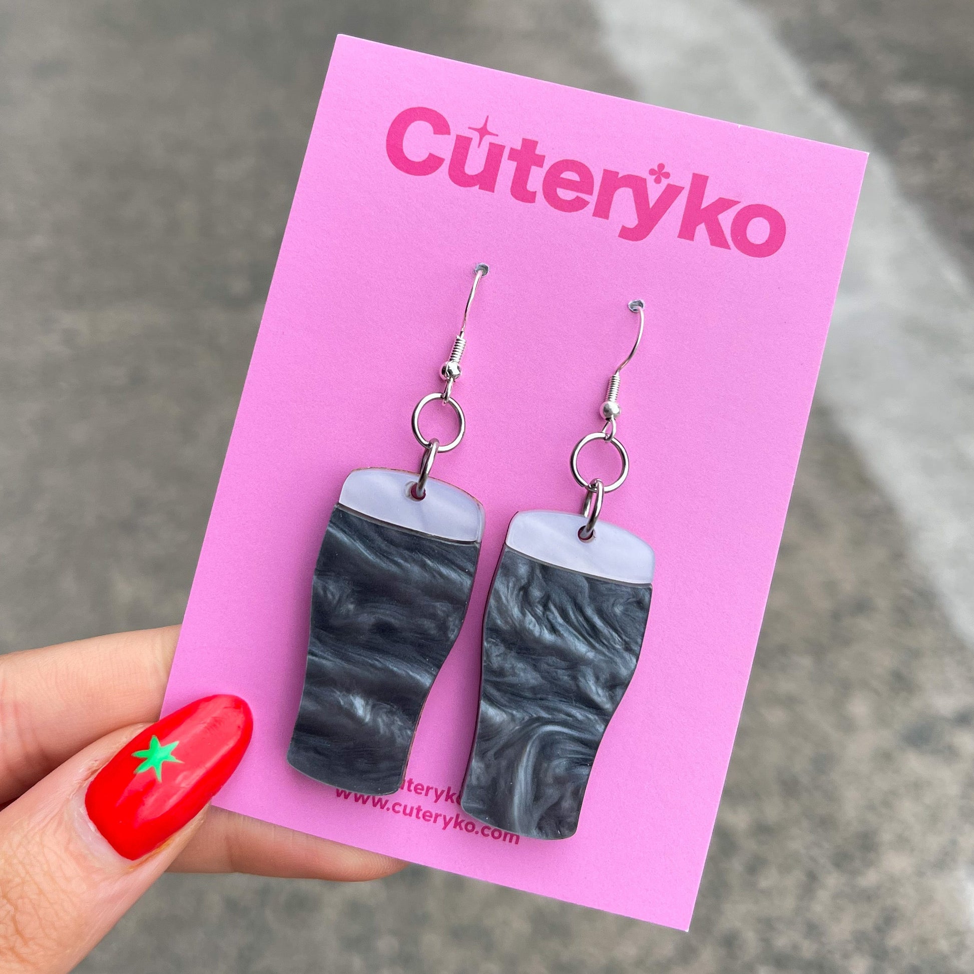 Stout Earrings in Sterling Silver
