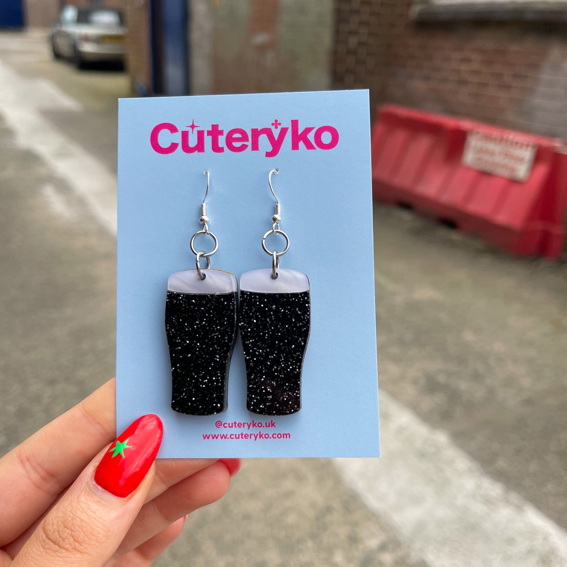 Stout Earrings in Sterling Silver