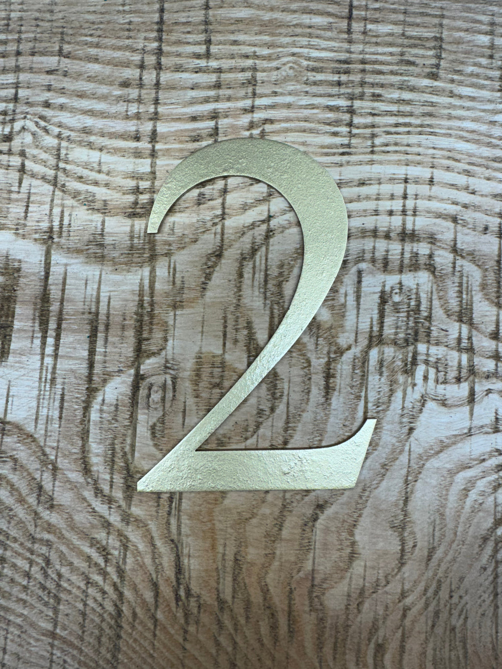 Distressed Gold Metal Letters A-Z 0-9 in 5 inch or 12 inch