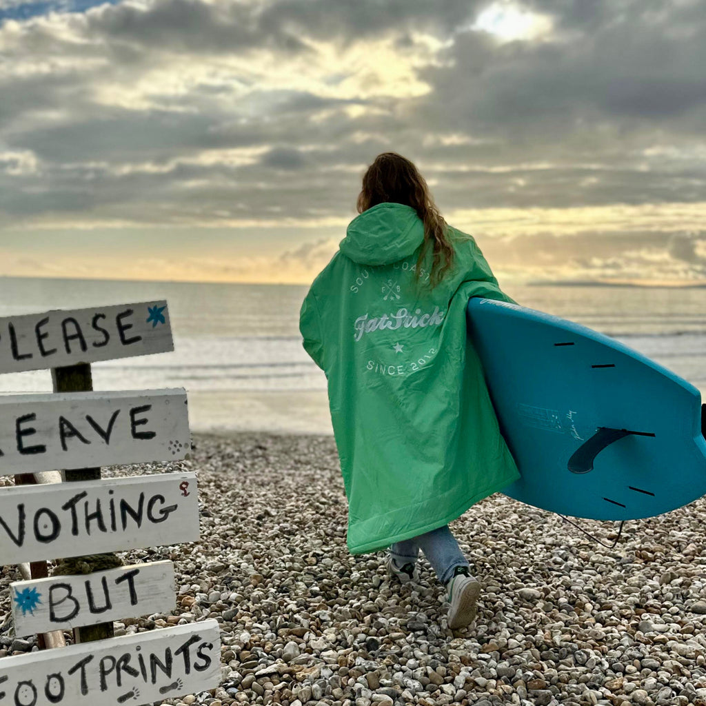 Waterproof Changing Robe with Free Beanie in Recycled Fleece
