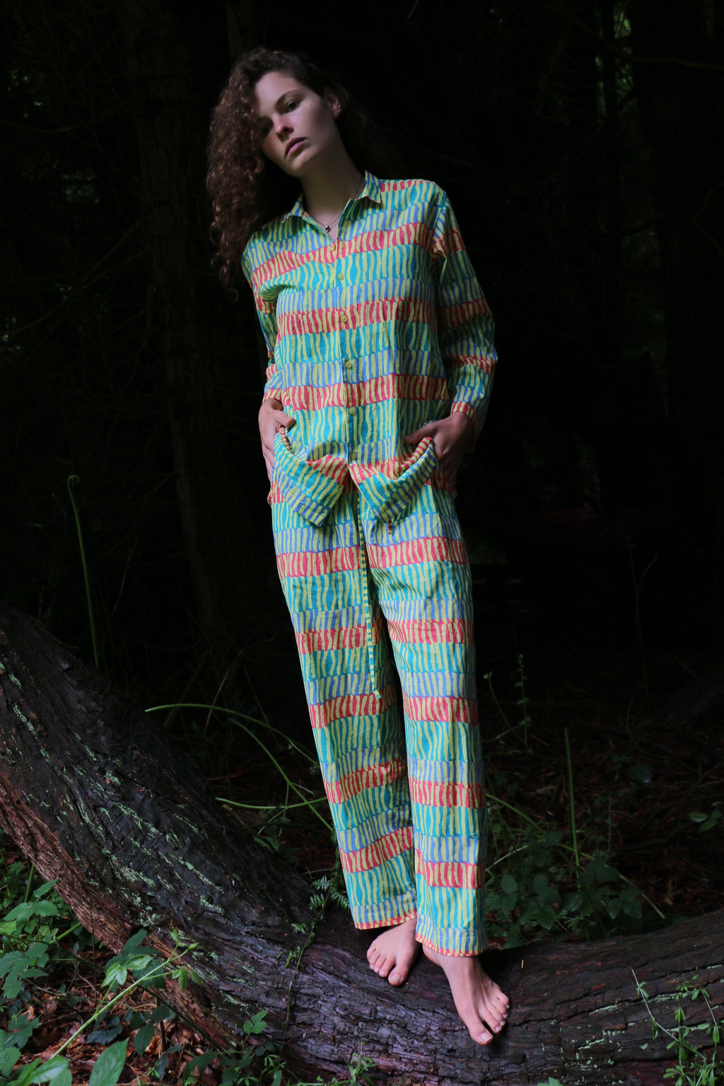 Green Organic Cotton Pyjama Set