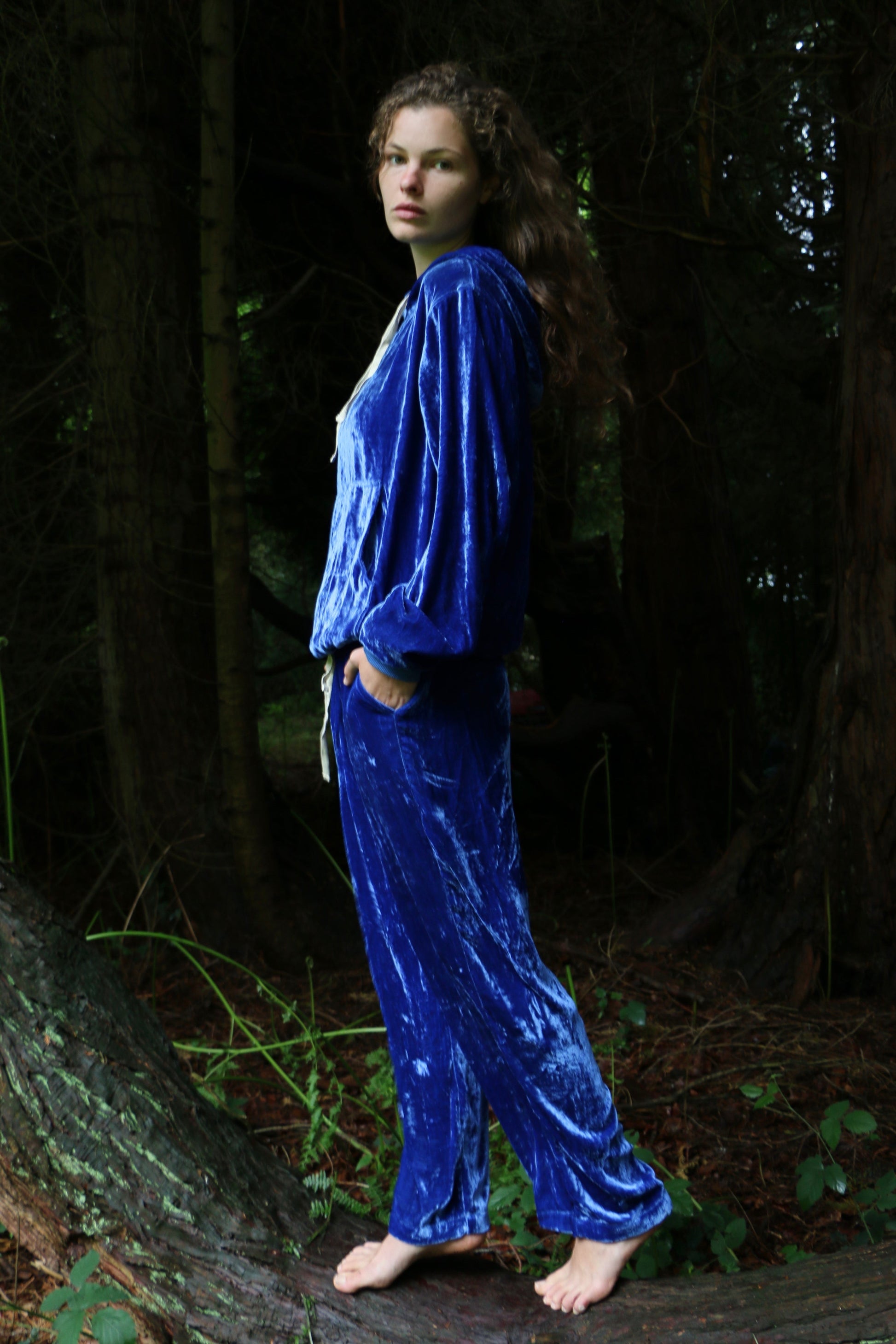 Hoodie Pyjamas in Blue