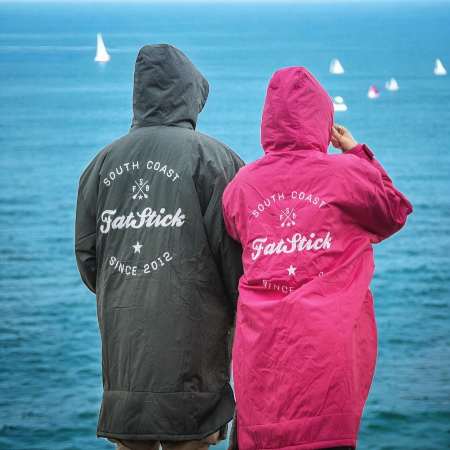 Waterproof Changing Robe with Free Beanie in Recycled Fleece