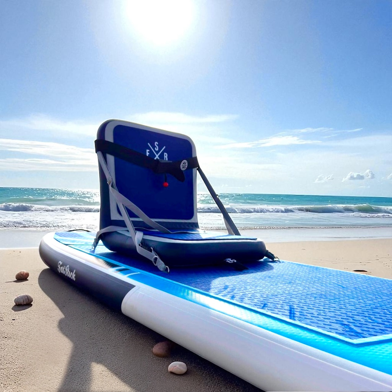 Adaptive Inflatable Paddle Board Seat for SUP and Kayak