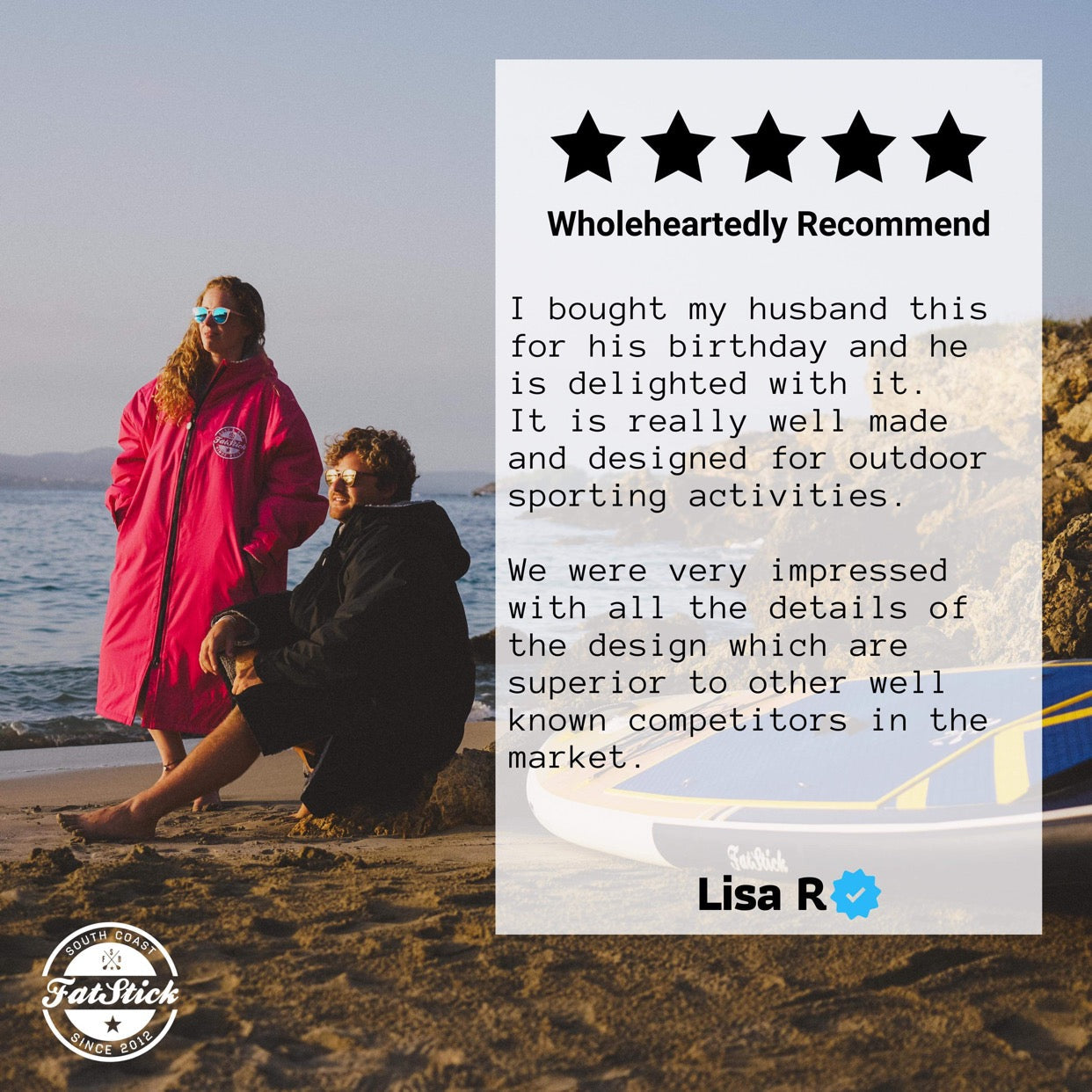 Waterproof Changing Robe with Free Beanie in Recycled Fleece