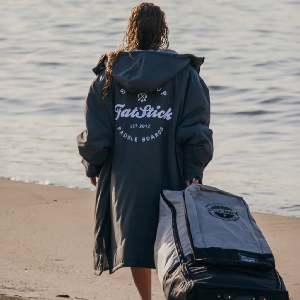 Waterproof Changing Robe with Free Beanie in Recycled Fleece