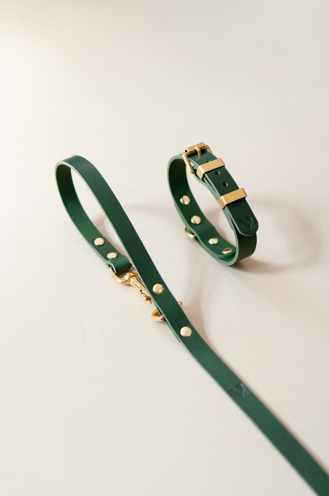 Monotone Leather Collar