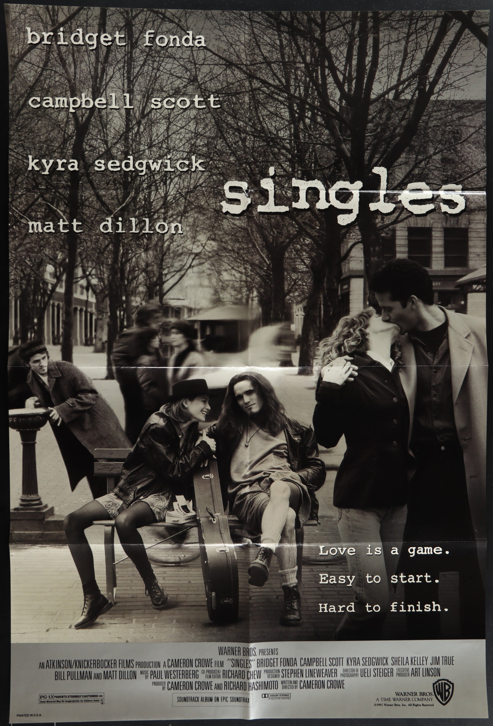 Singles 1992 Original US One Sheet Movie Poster