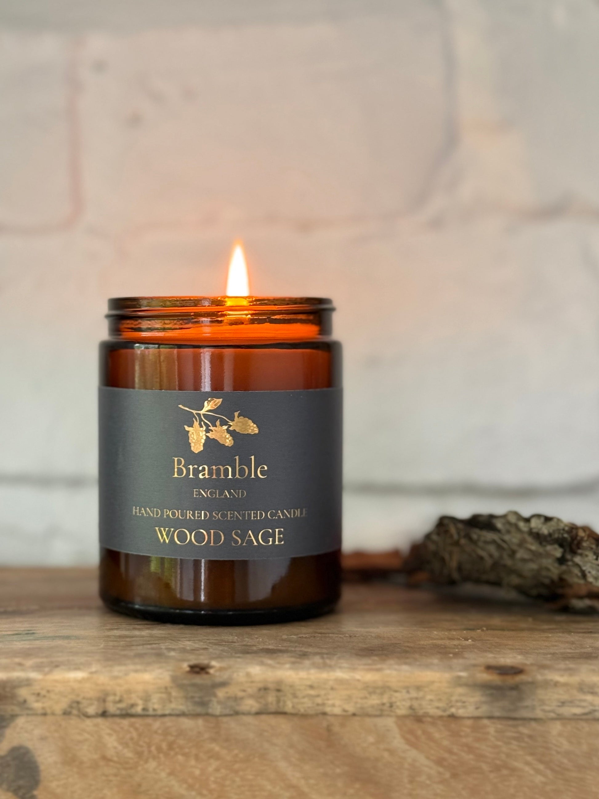 Hand Poured Candle Trio Set with Tuberose, Wood Sage and Spiced Mandarine