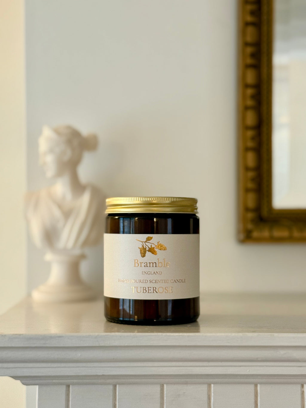 Hand Poured Candle Trio Set with Tuberose, Wood Sage and Spiced Mandarine