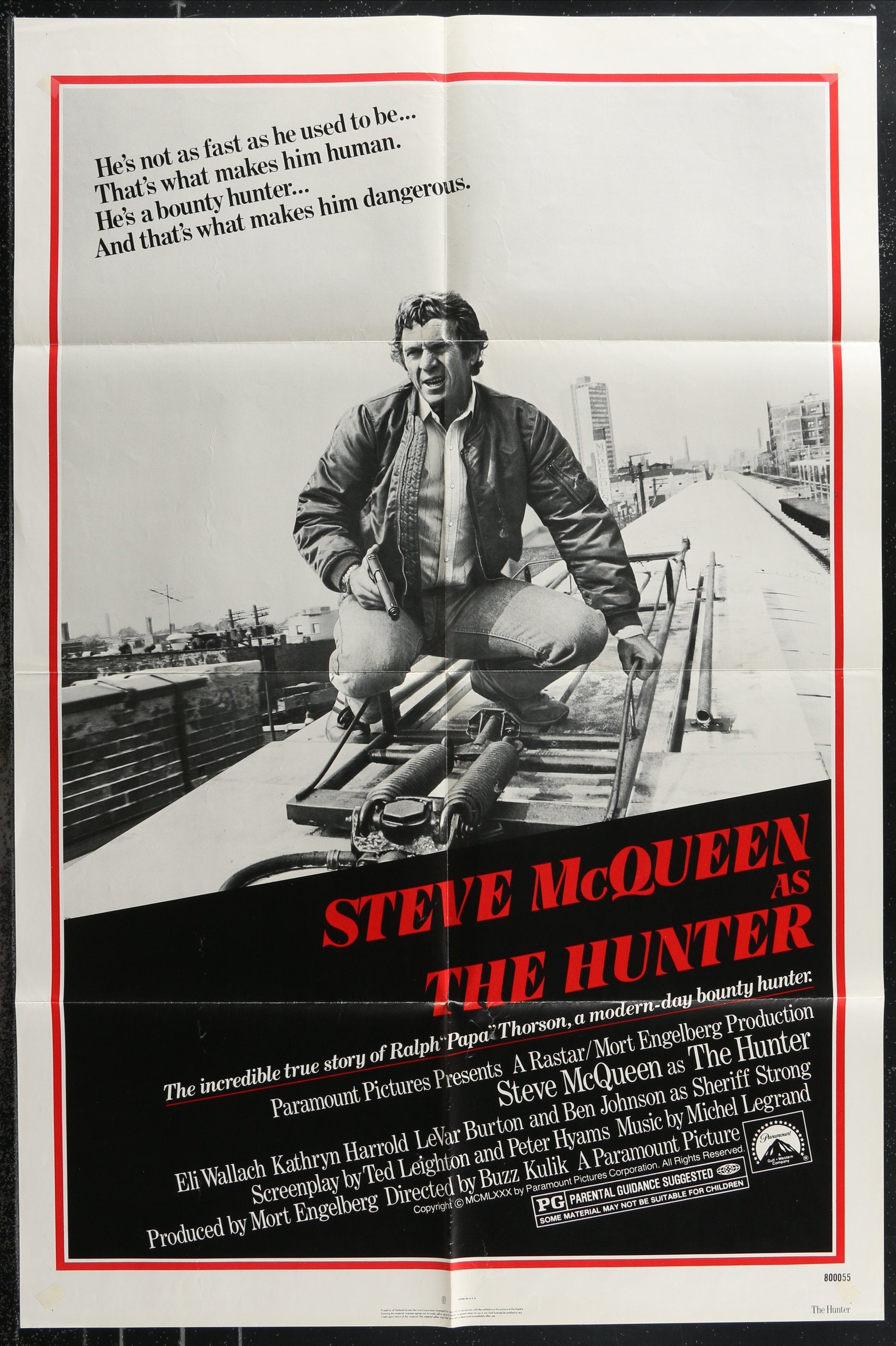 The Hunter 1980 Original US One Sheet Movie Poster