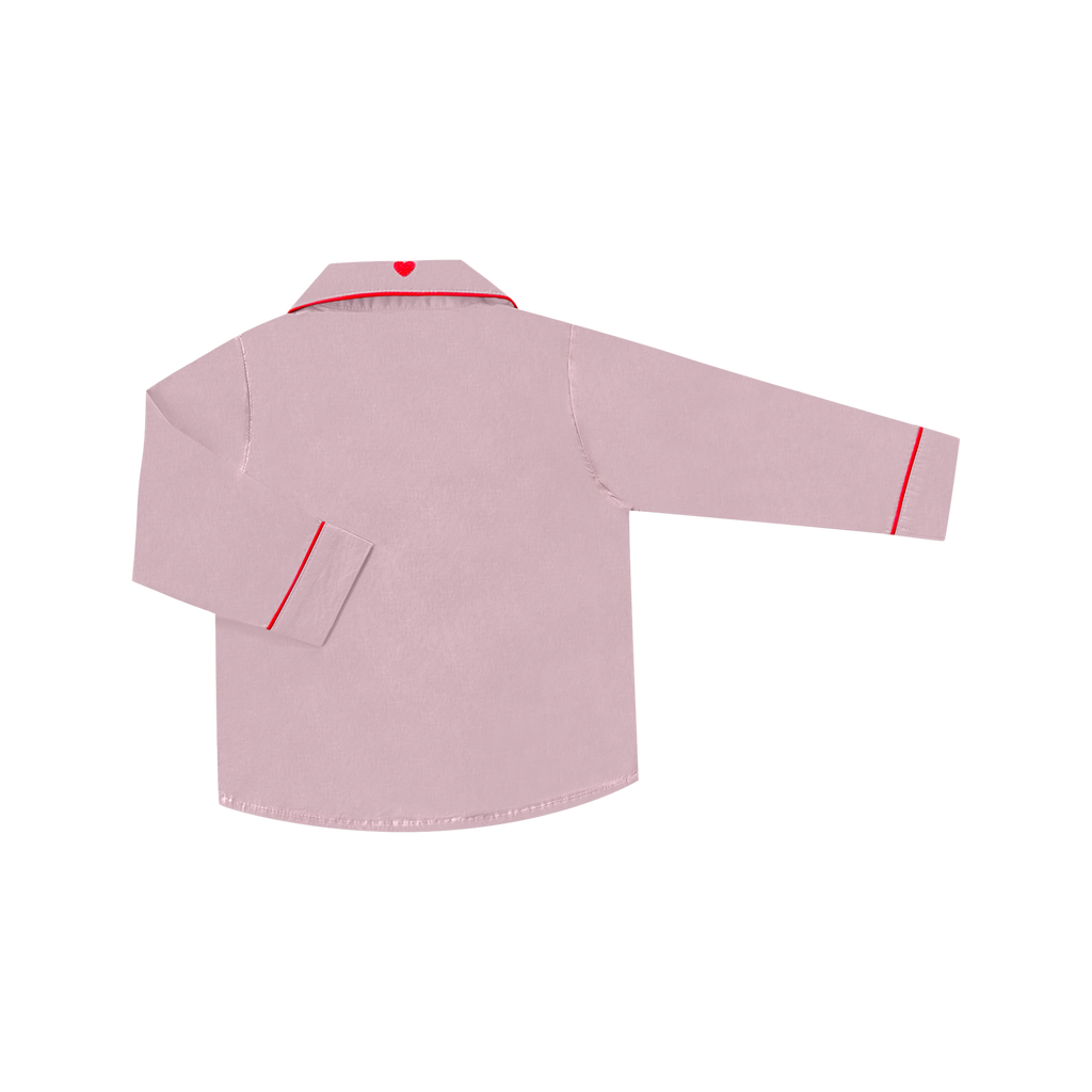 Rose Bud Pink Cotton Pyjama Set