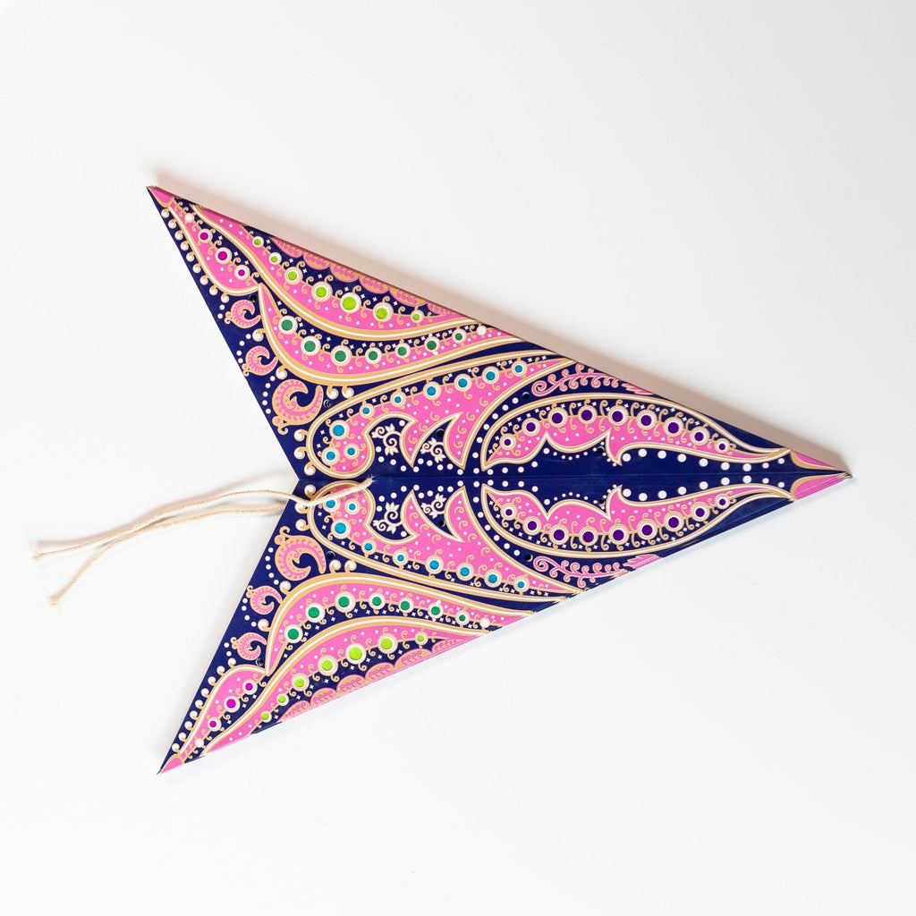 Purple Haze Boho Lantern 60cm