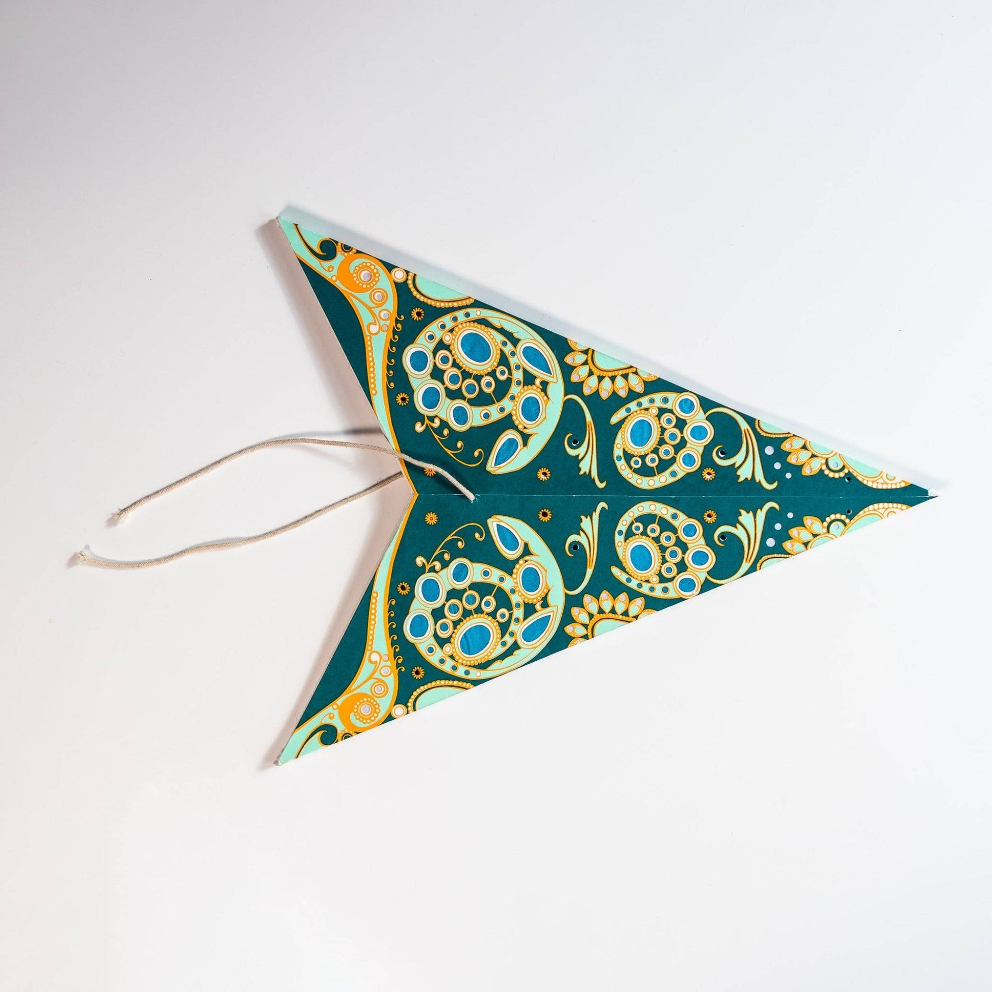 Phoenix Azure Blue Star Lantern