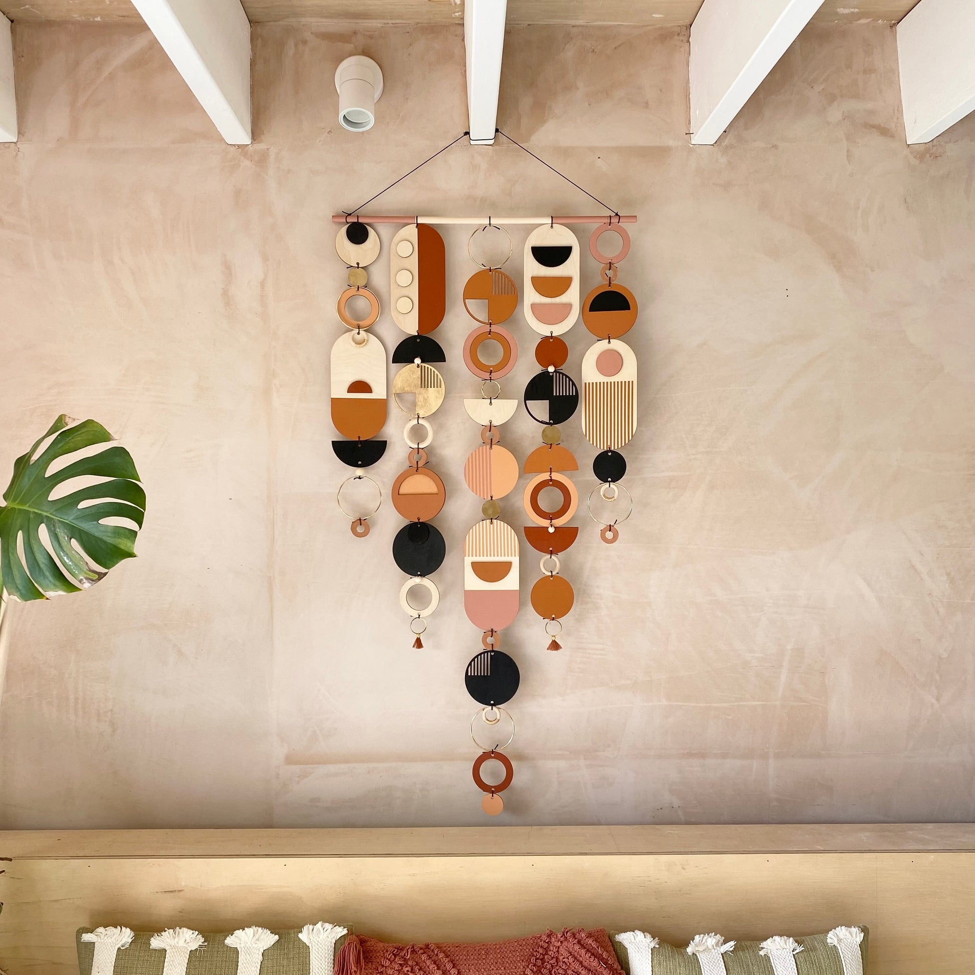 Bauhaus Wall Sculpture Modern Geometric Art