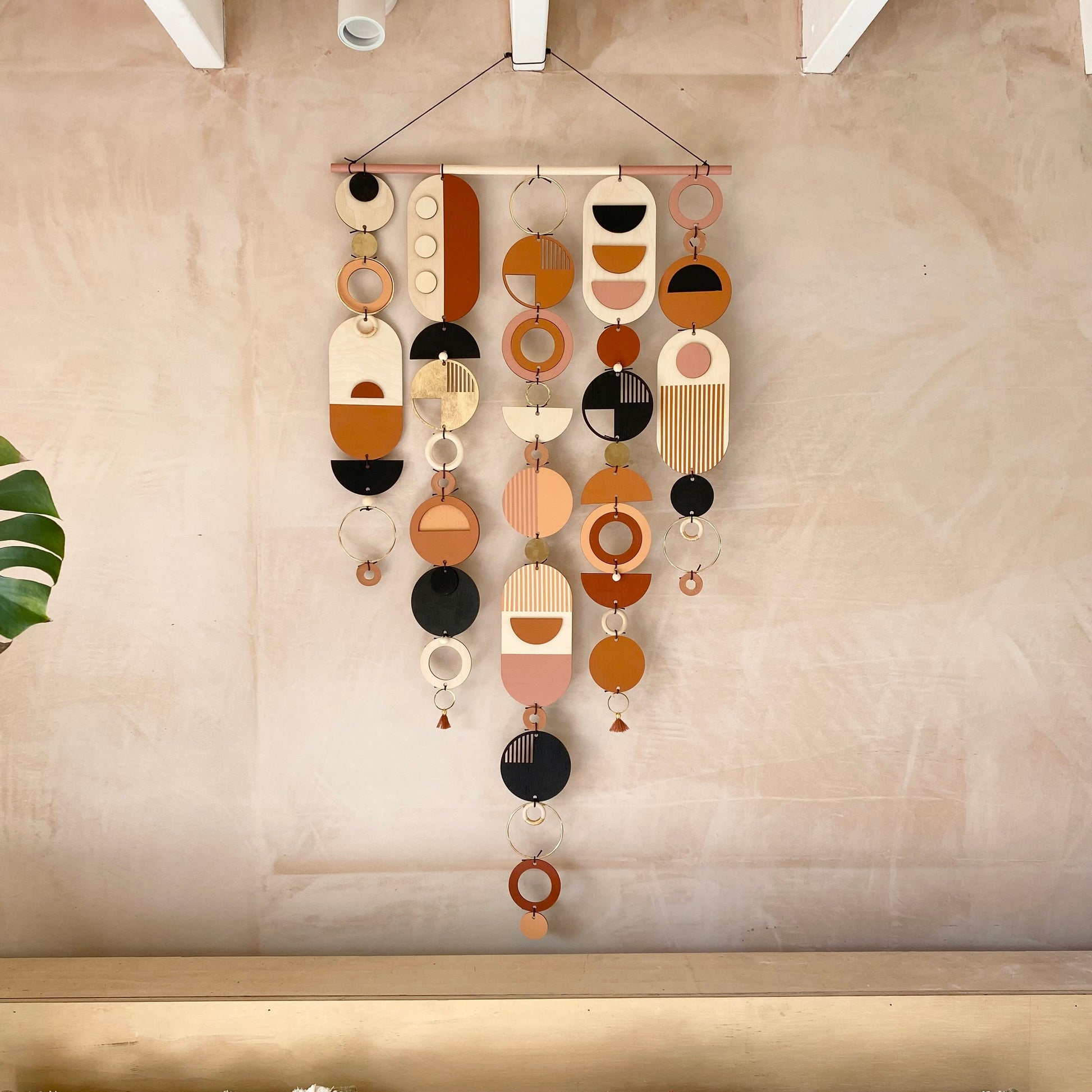 Bauhaus Wall Sculpture Modern Geometric Art