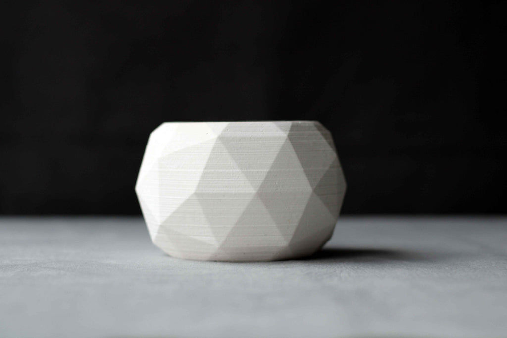 Concrete Diagonal Pot