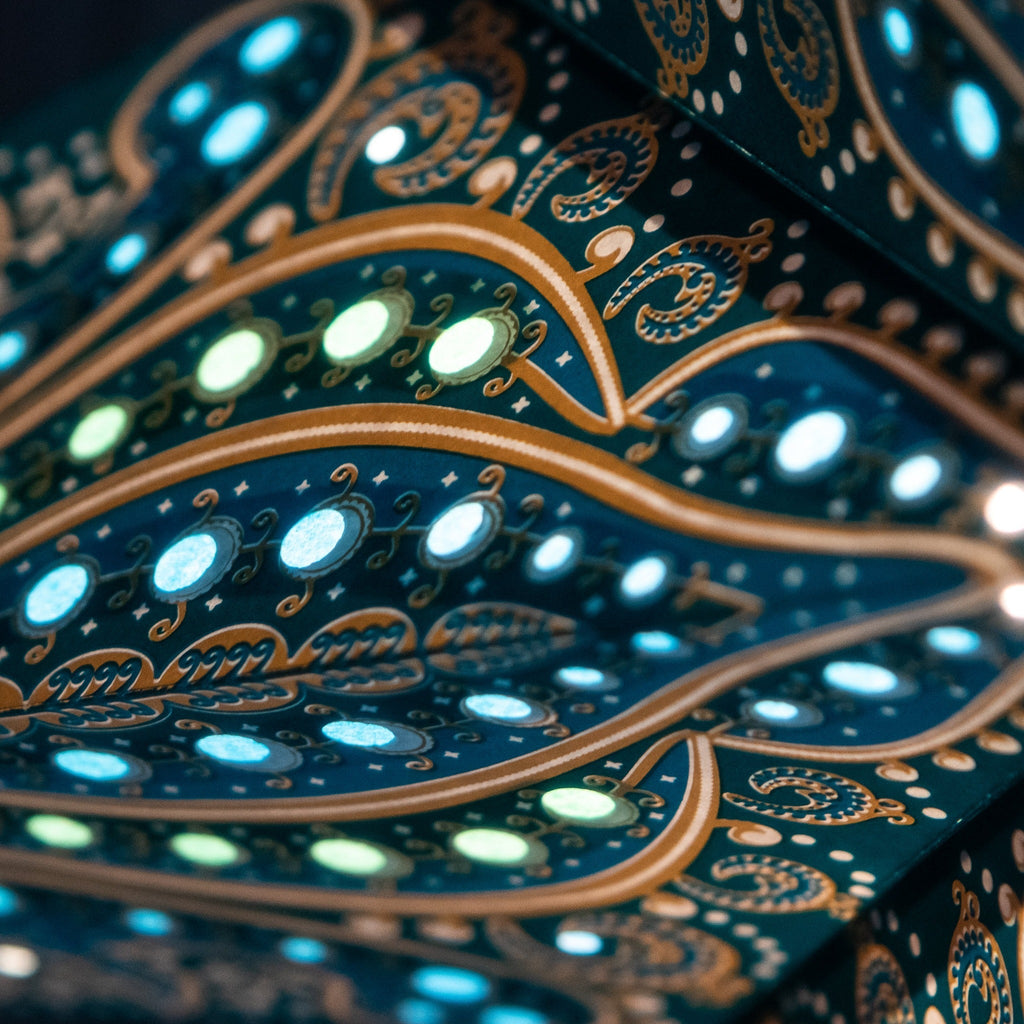 Electric Blue Paper Star Lantern Fantasia Chill