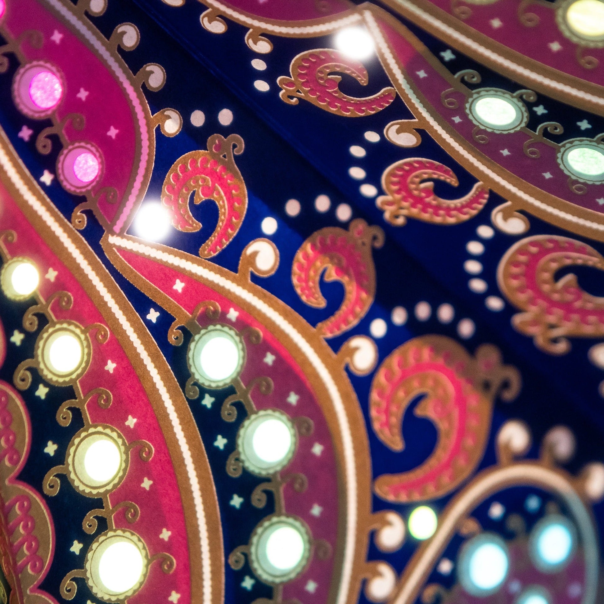 Purple Haze Boho Lantern 60cm