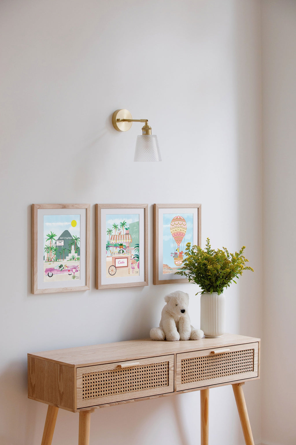 Personalised Hollywood Artwork for Girls