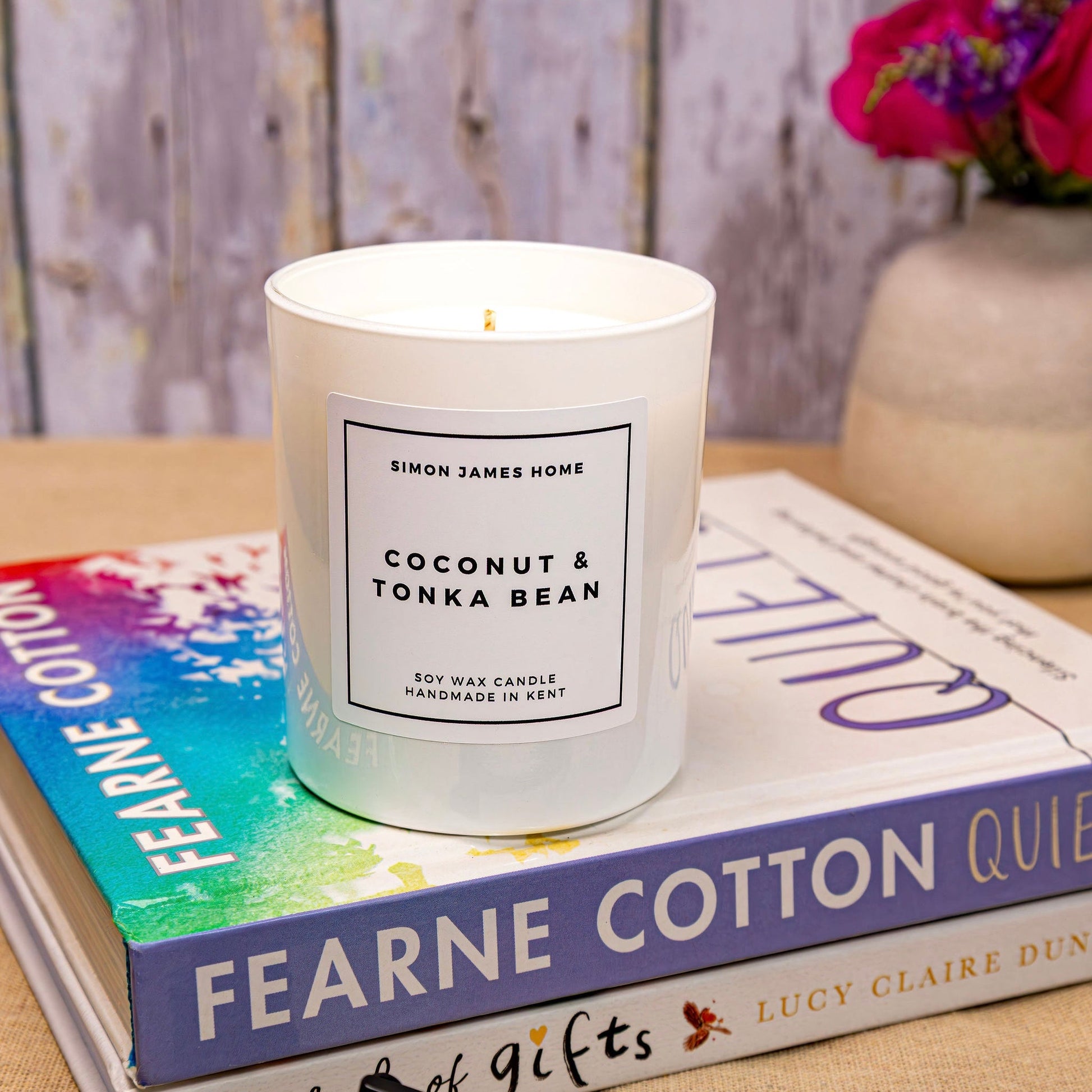 Coconut and Tonka Bean Handmade Soy Wax Candle