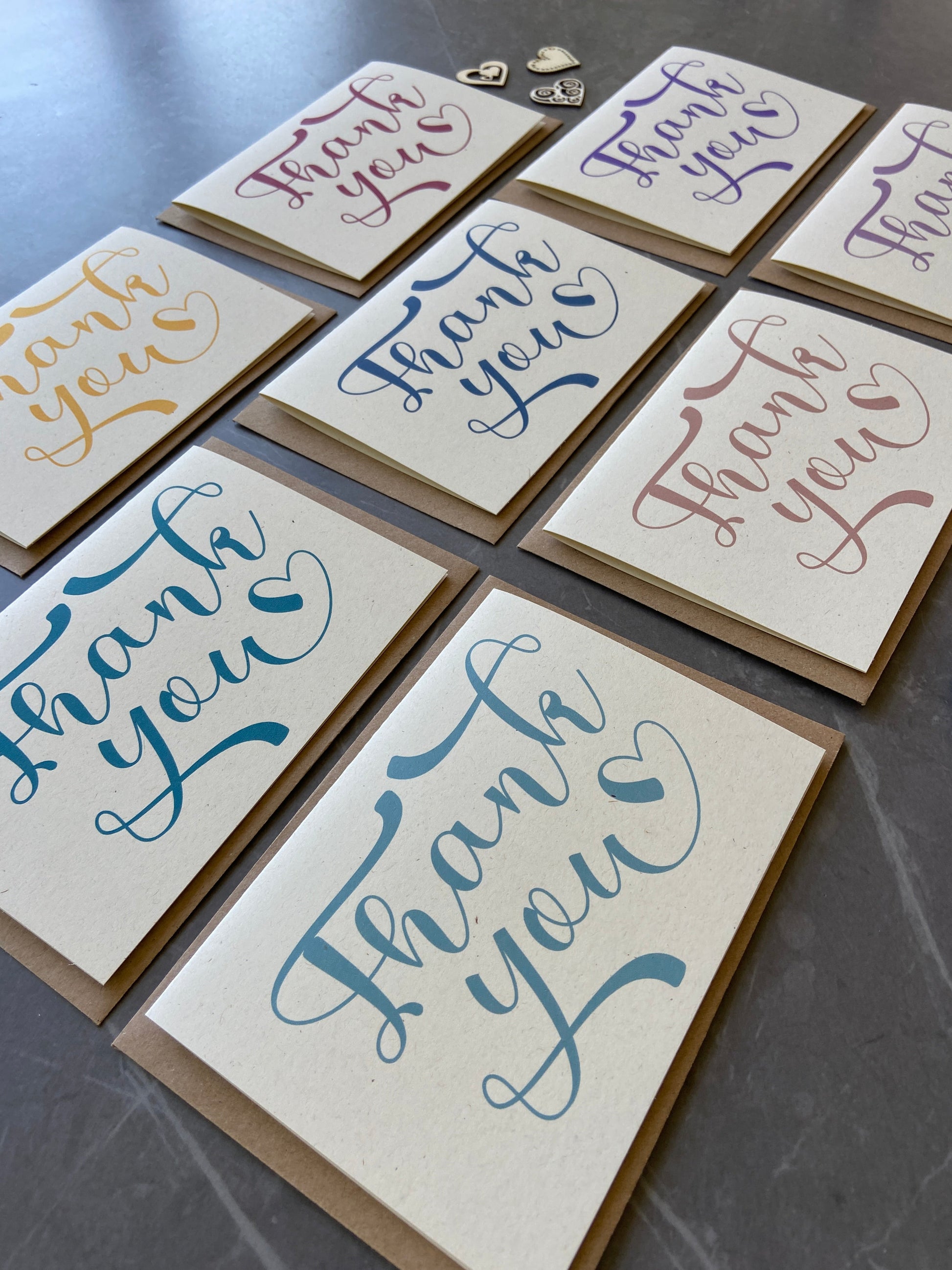 Thank You Note Card Set