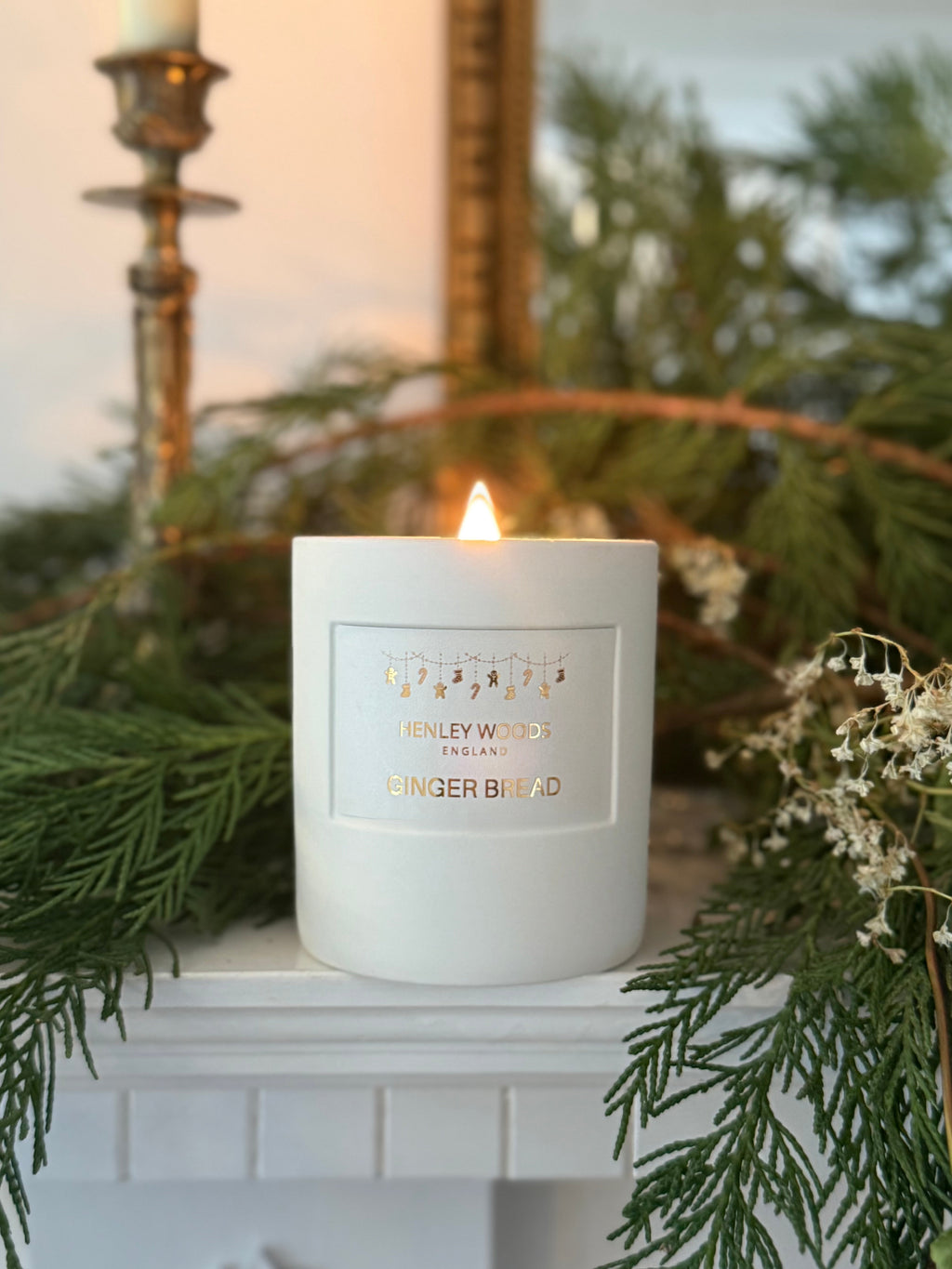 Christmas Candle Duo with Noel and Gingerbread