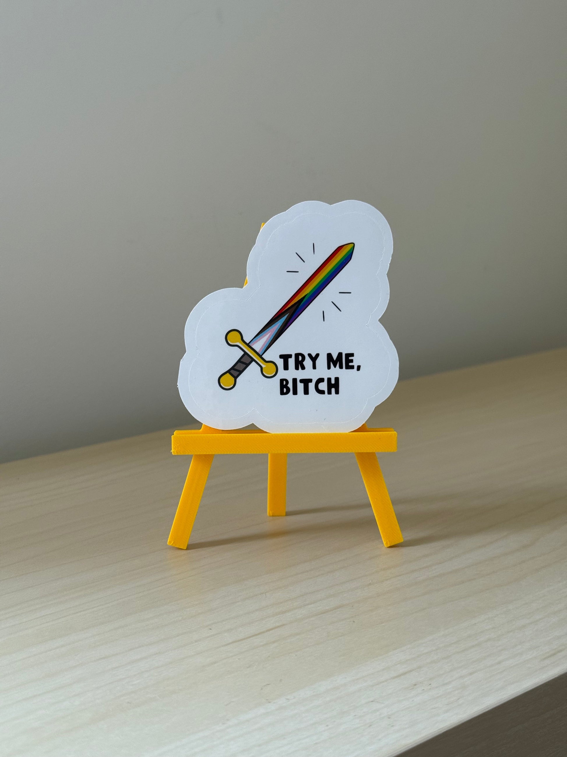 Pride Sword Vinyl Sticker