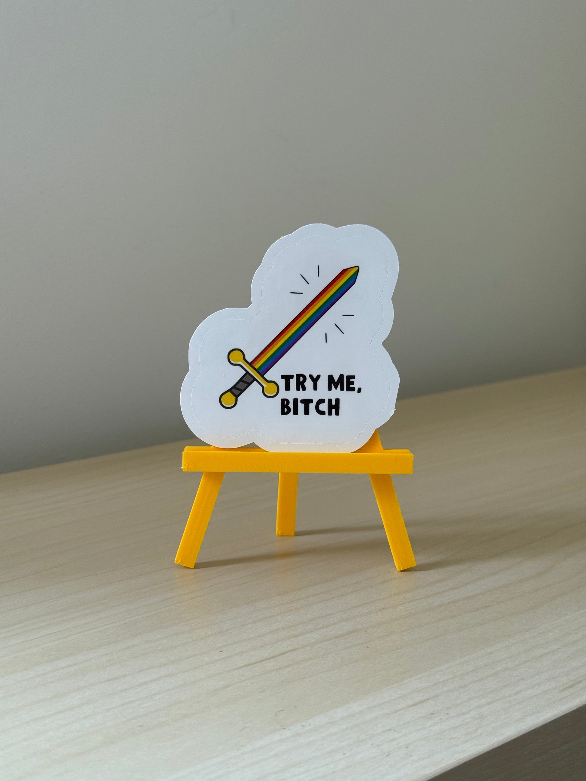 Pride Sword Vinyl Sticker