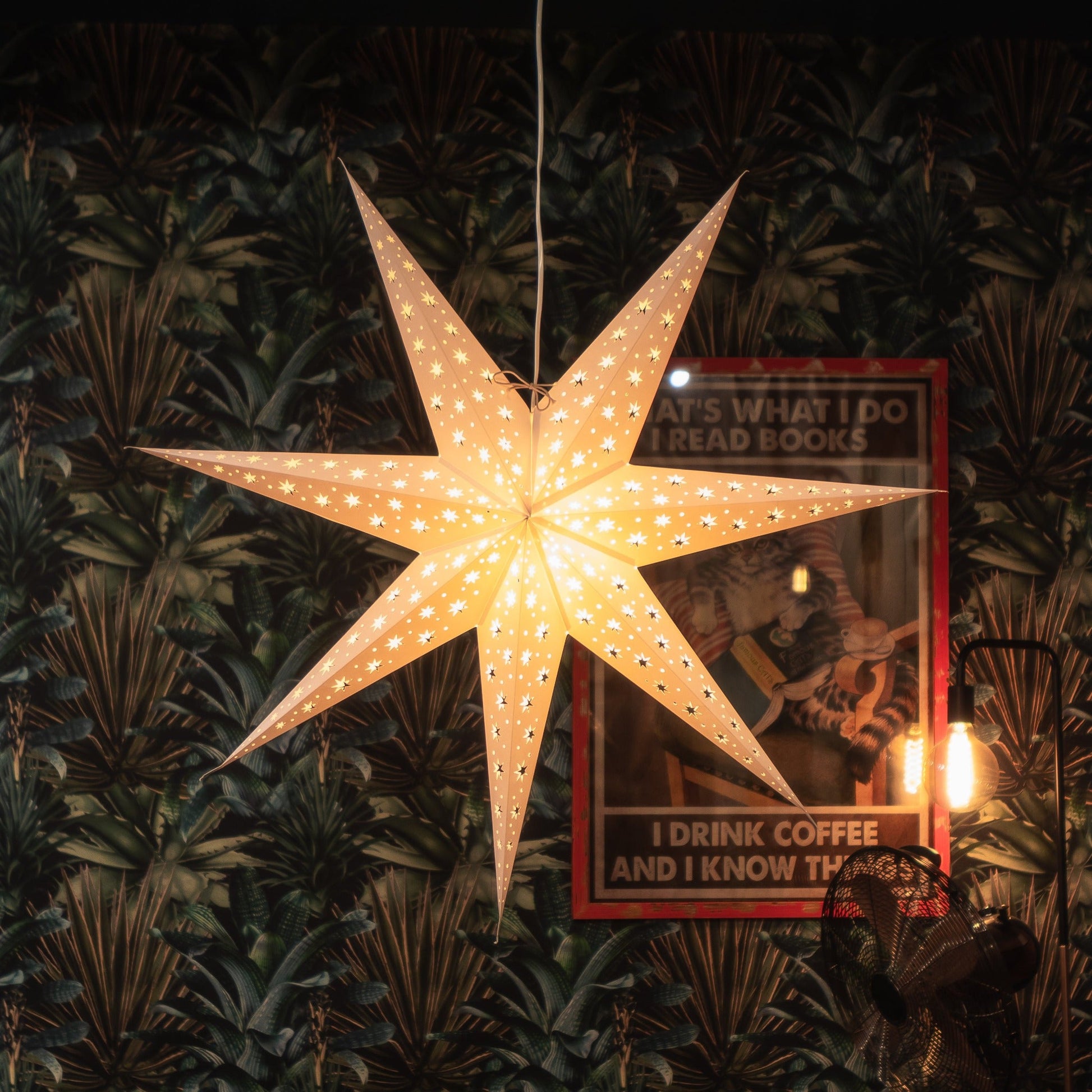White Star Lantern Large 87cm