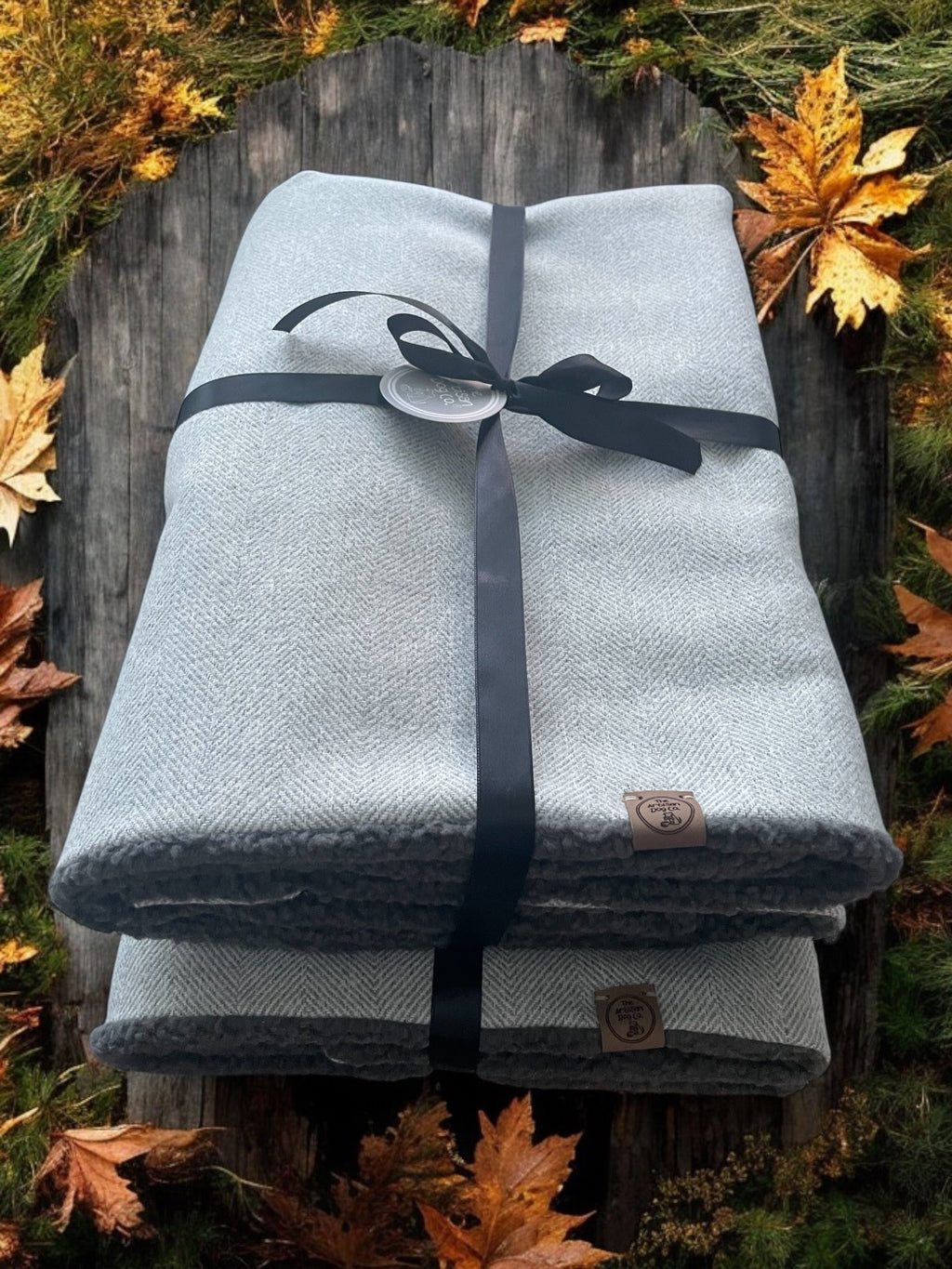 Handcrafted Pet Blanket Throw in Herringbone