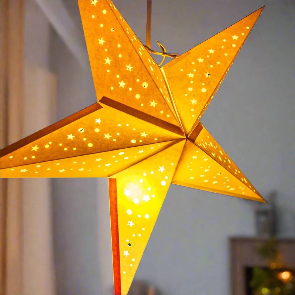 Multicoloured Party Pack 20 Star Lanterns
