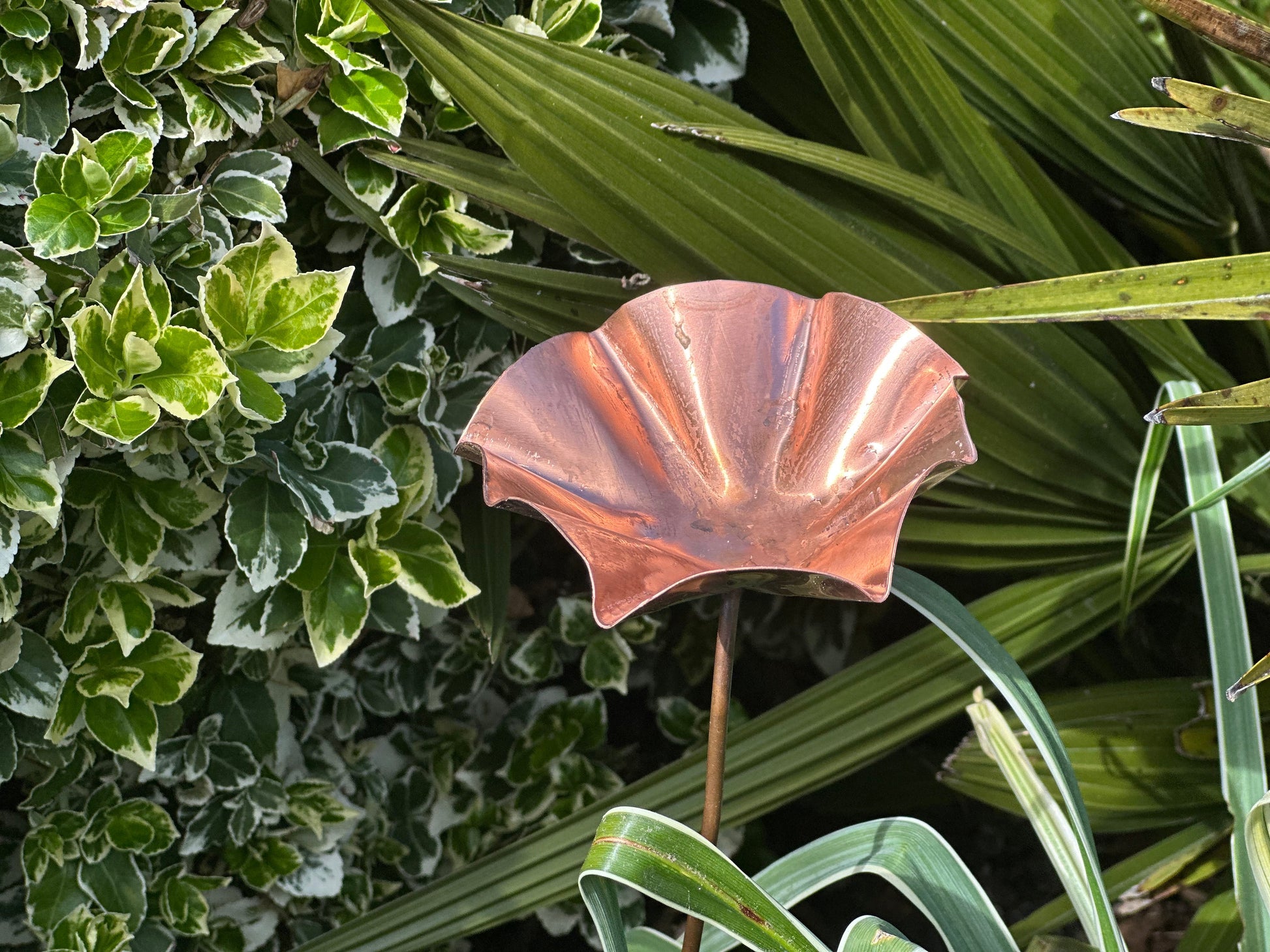 Set of 3 Copper Bee Drinkers