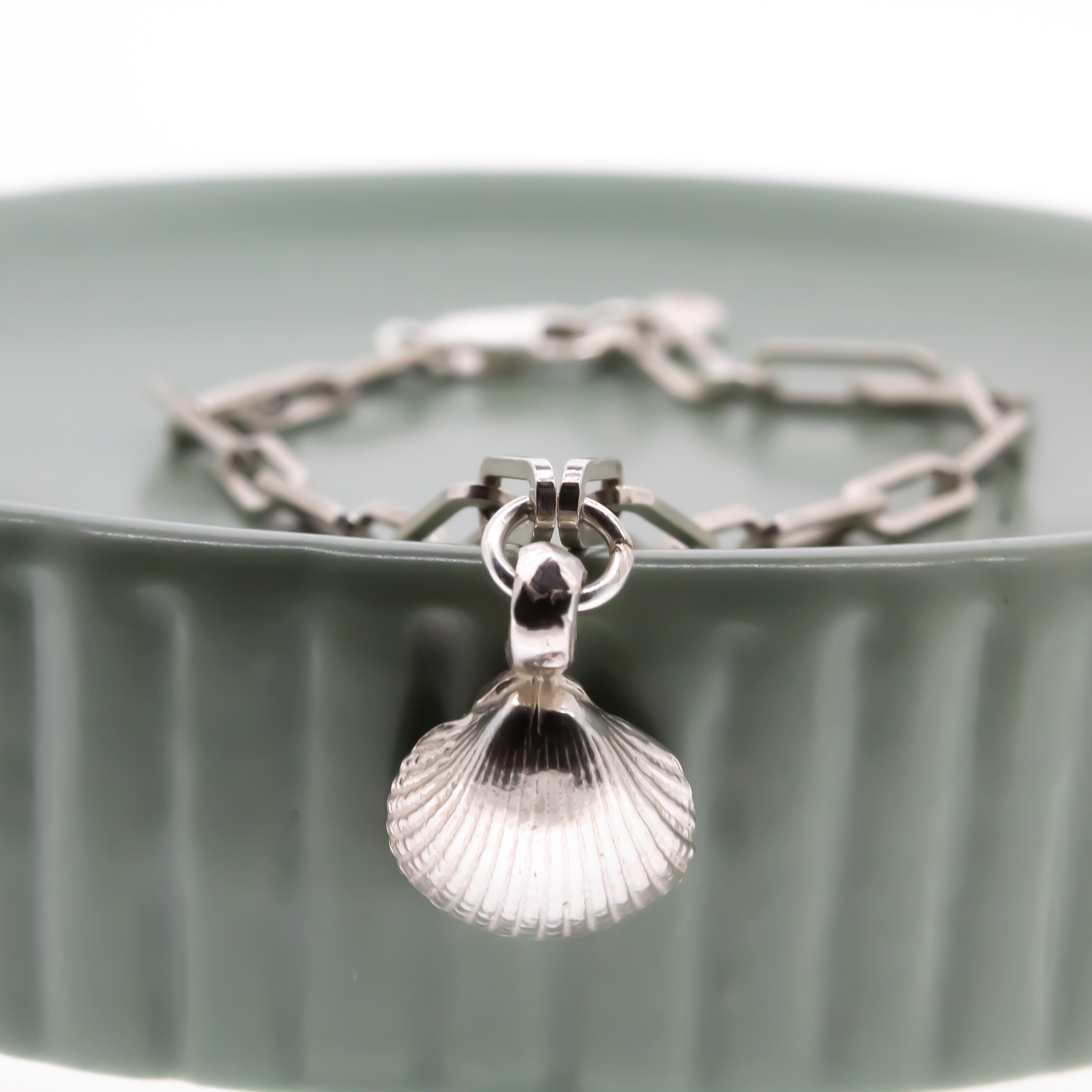Shell Trace Bracelet in Recycled Sterling Silver