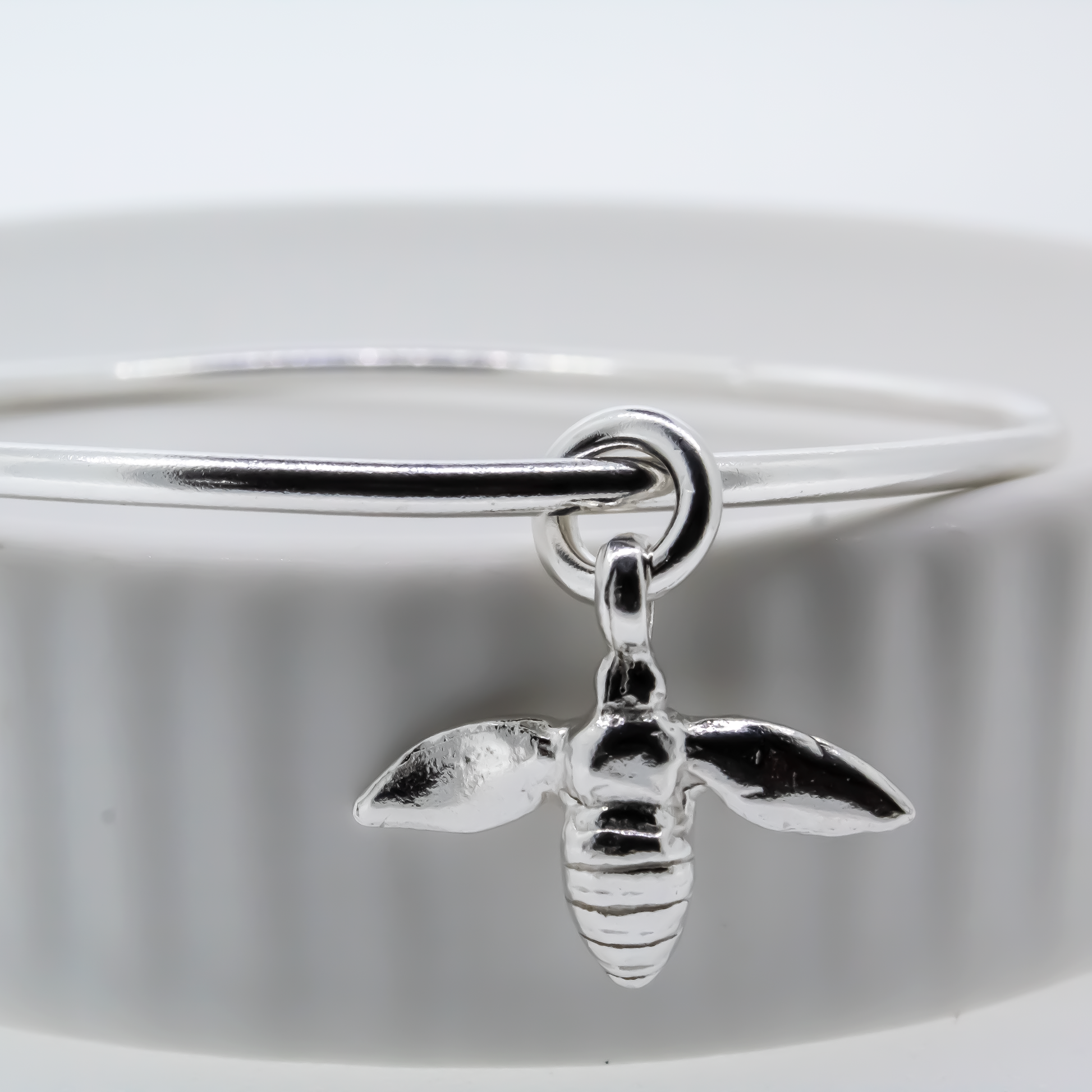 Honey Bee Sterling Silver Bangle
