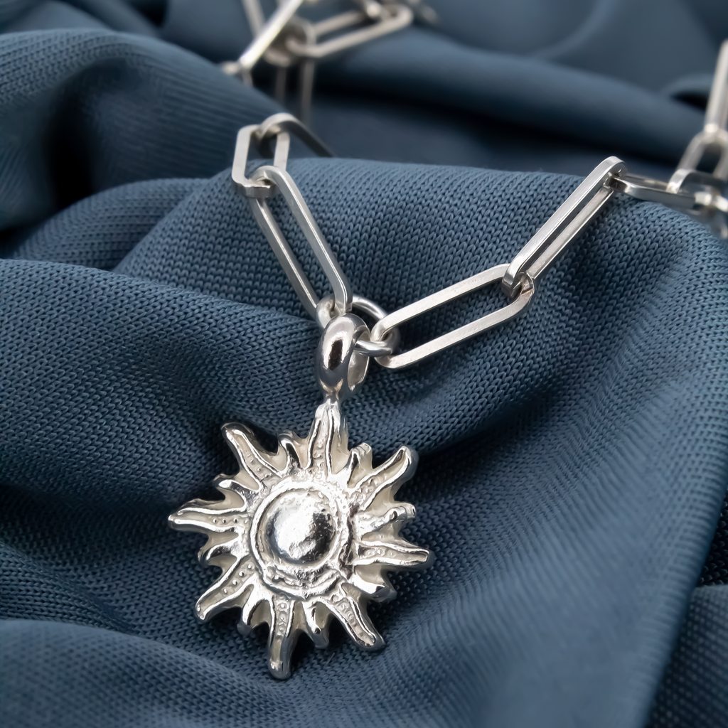 Sun of Hope Sterling Silver Necklace