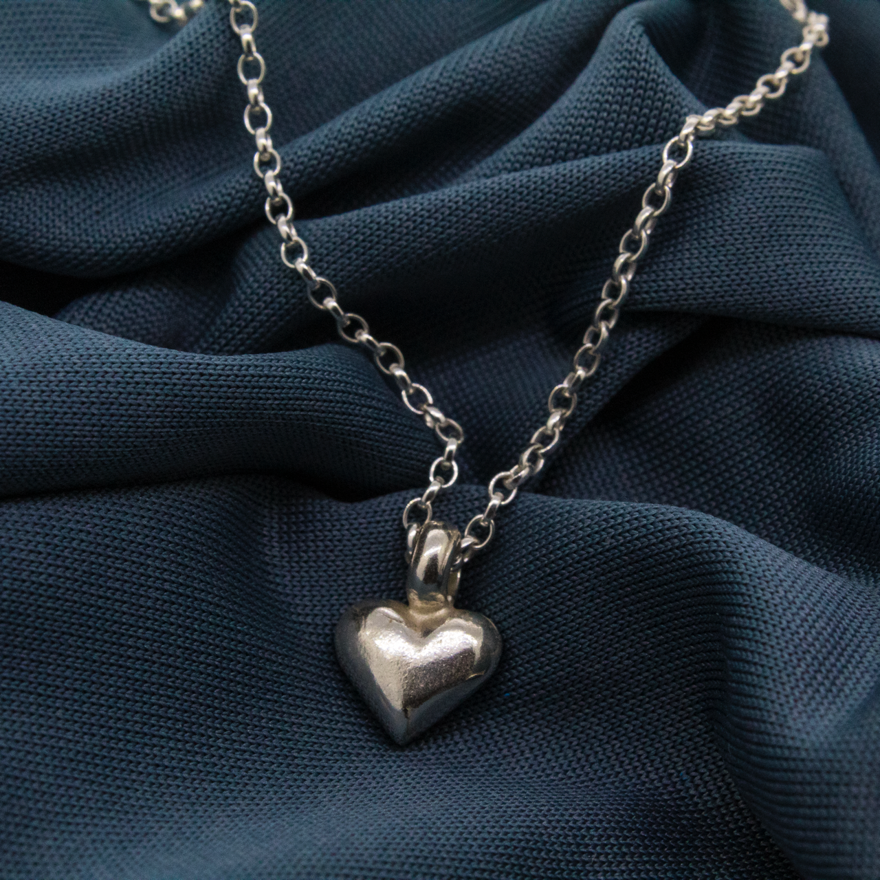 Baby Heart Silver Necklace