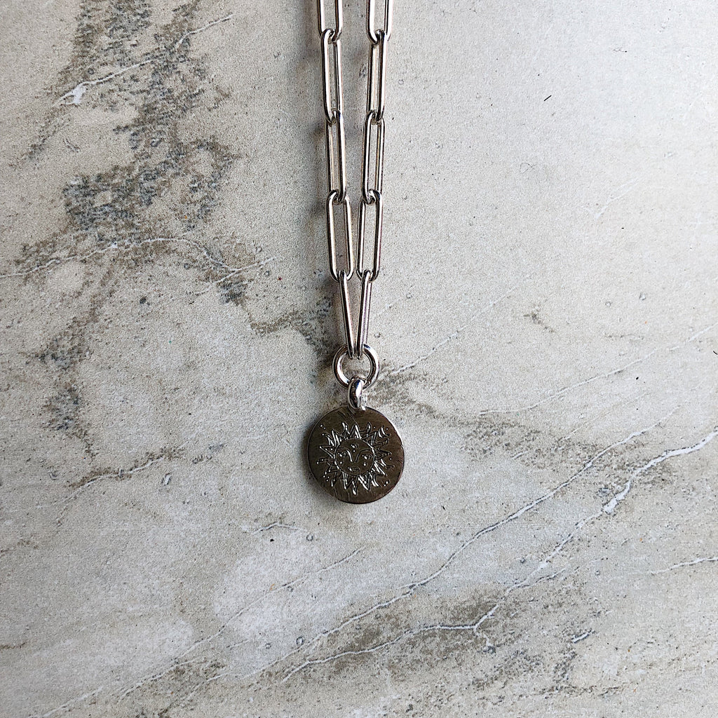 Solstice Trace Chain Necklace in Sterling Silver