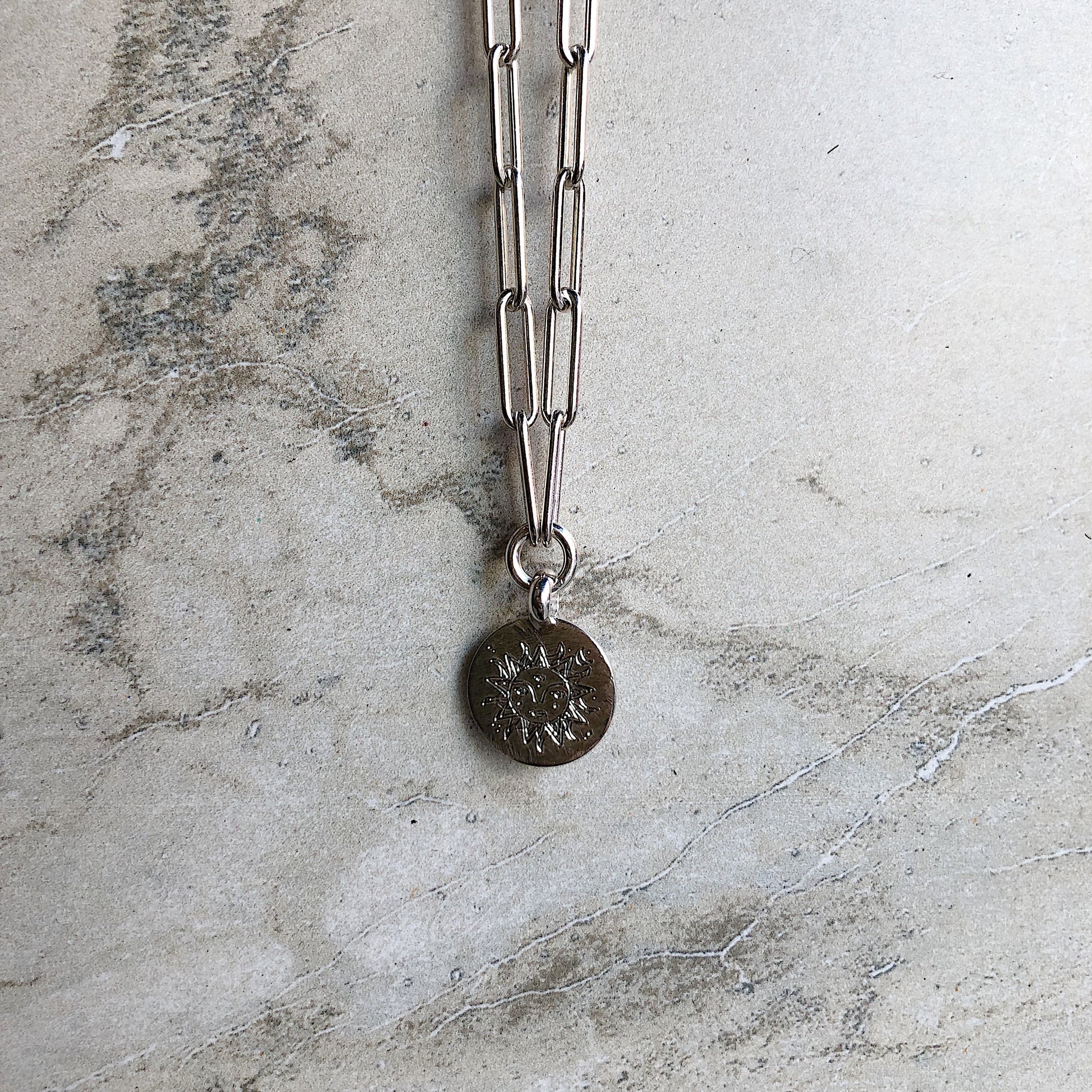 Solstice Trace Chain Necklace in Sterling Silver