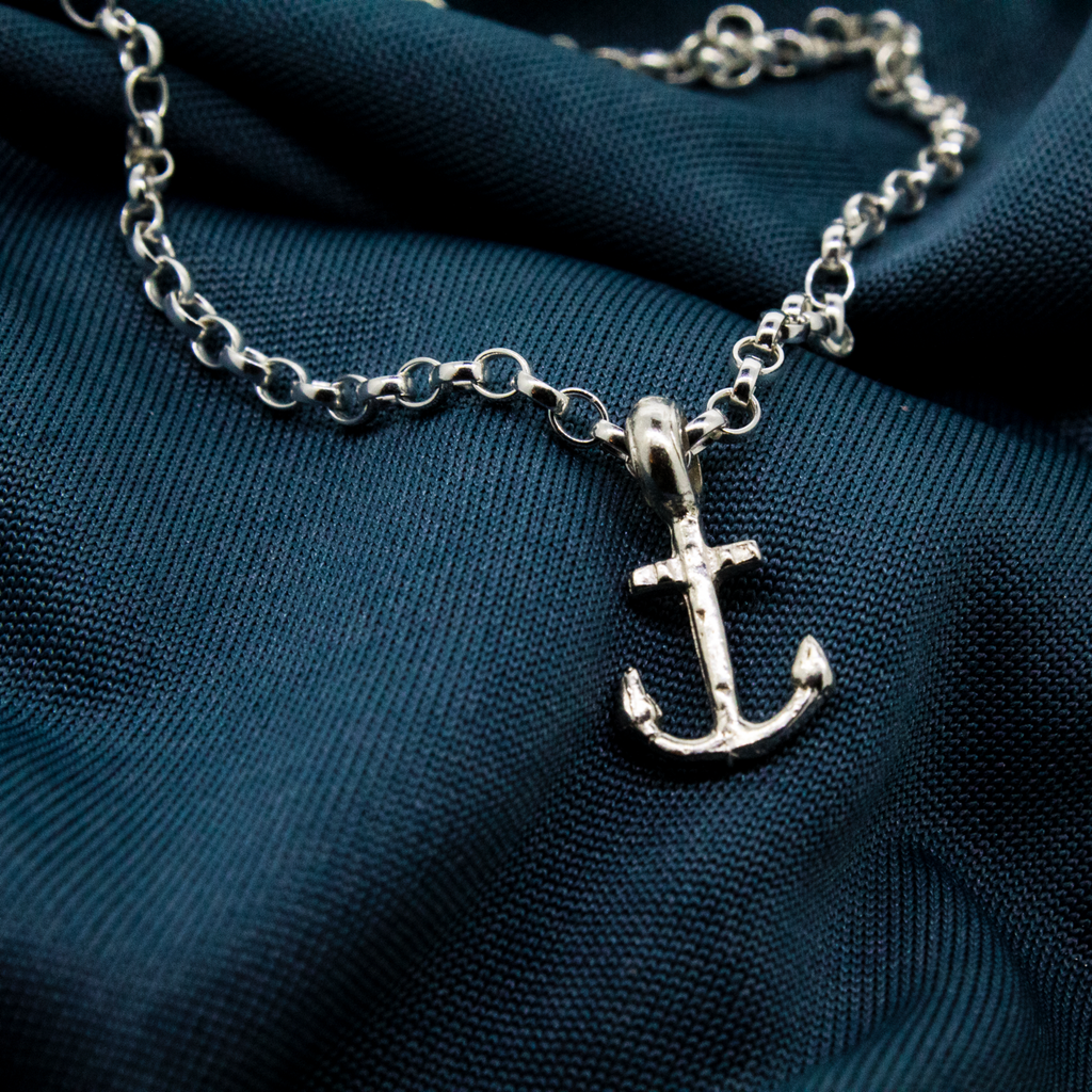 Anchor Chain Bracelet in Sterling Silver