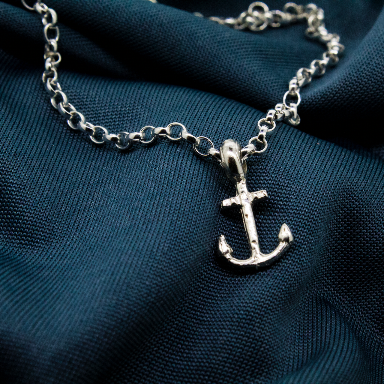 Anchor Chain Bracelet in Sterling Silver